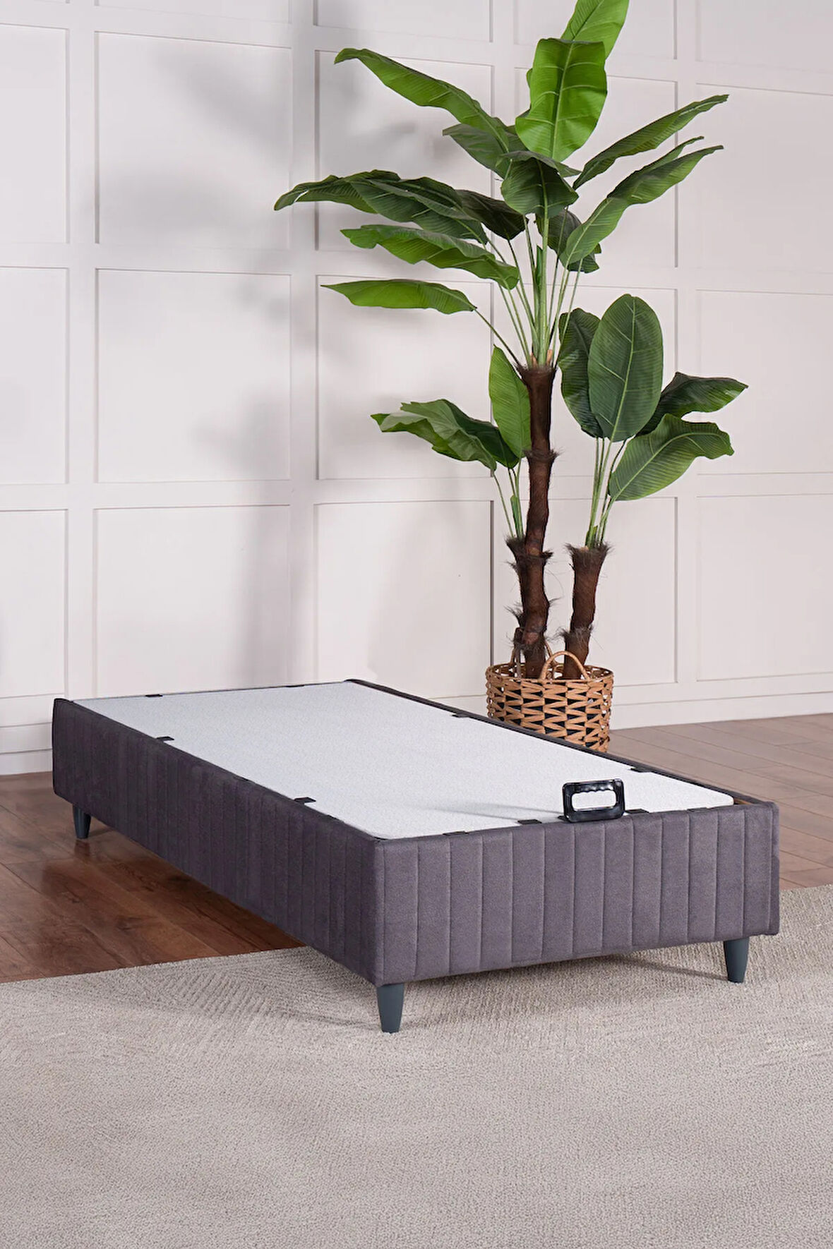 Premium Bamboo Sleepy Baza Gri (BAŞLIK & YATAK DAHİL DEĞİLDİR)