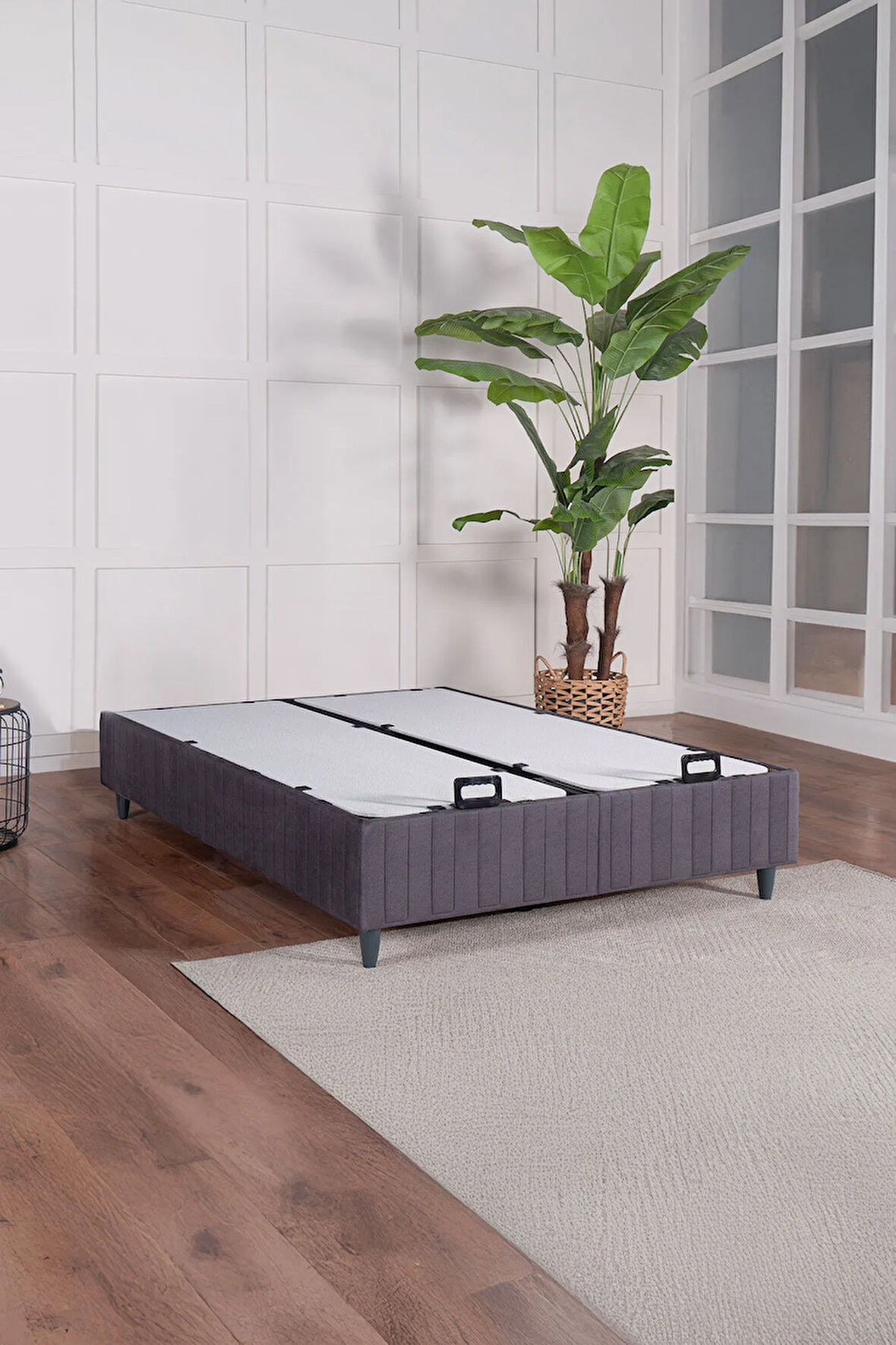 Premium Bamboo Sleepy Baza Gri (BAŞLIK & YATAK DAHİL DEĞİLDİR)