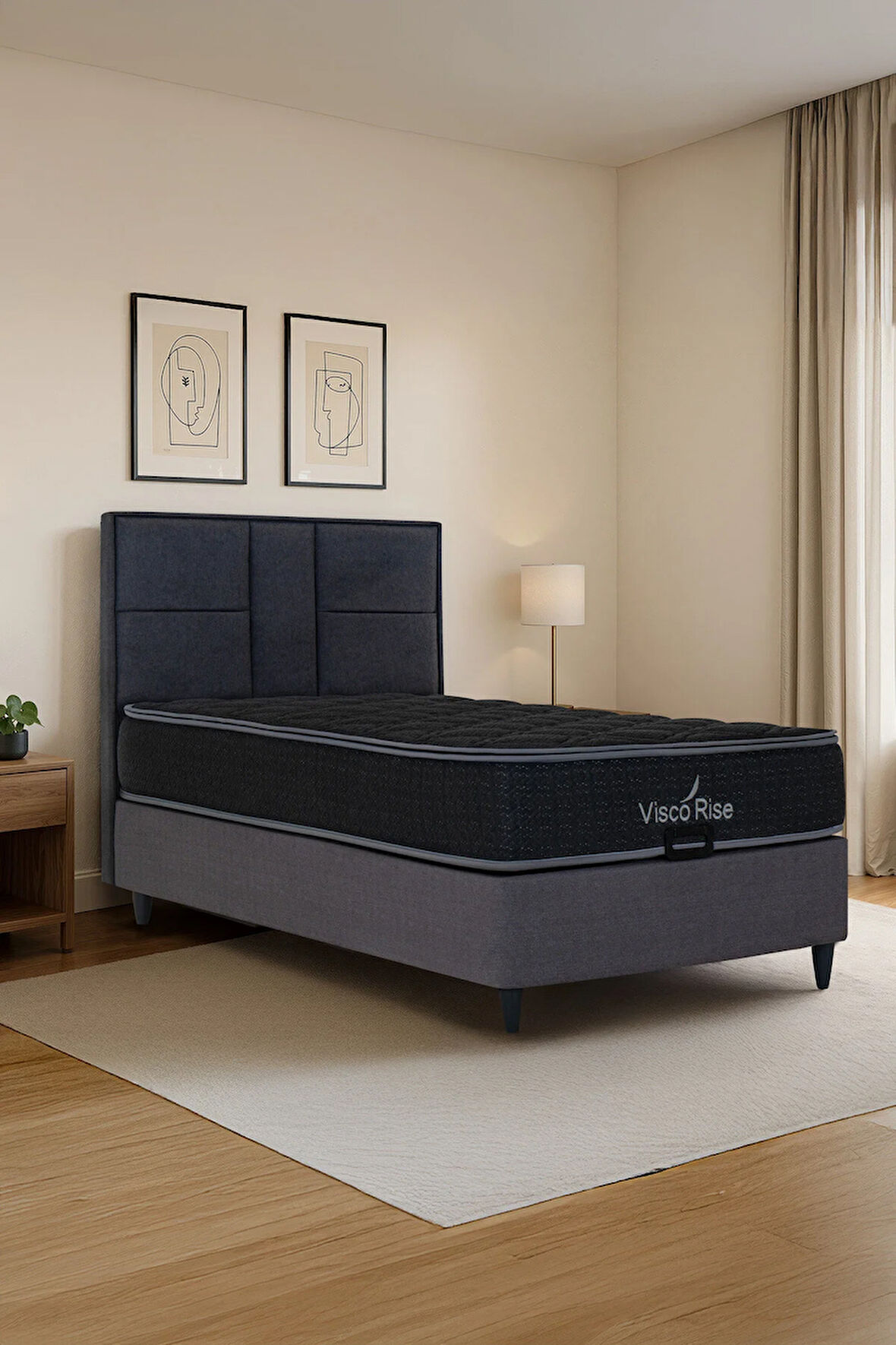 Visco Rise Set Baza+Başlık+Yatak