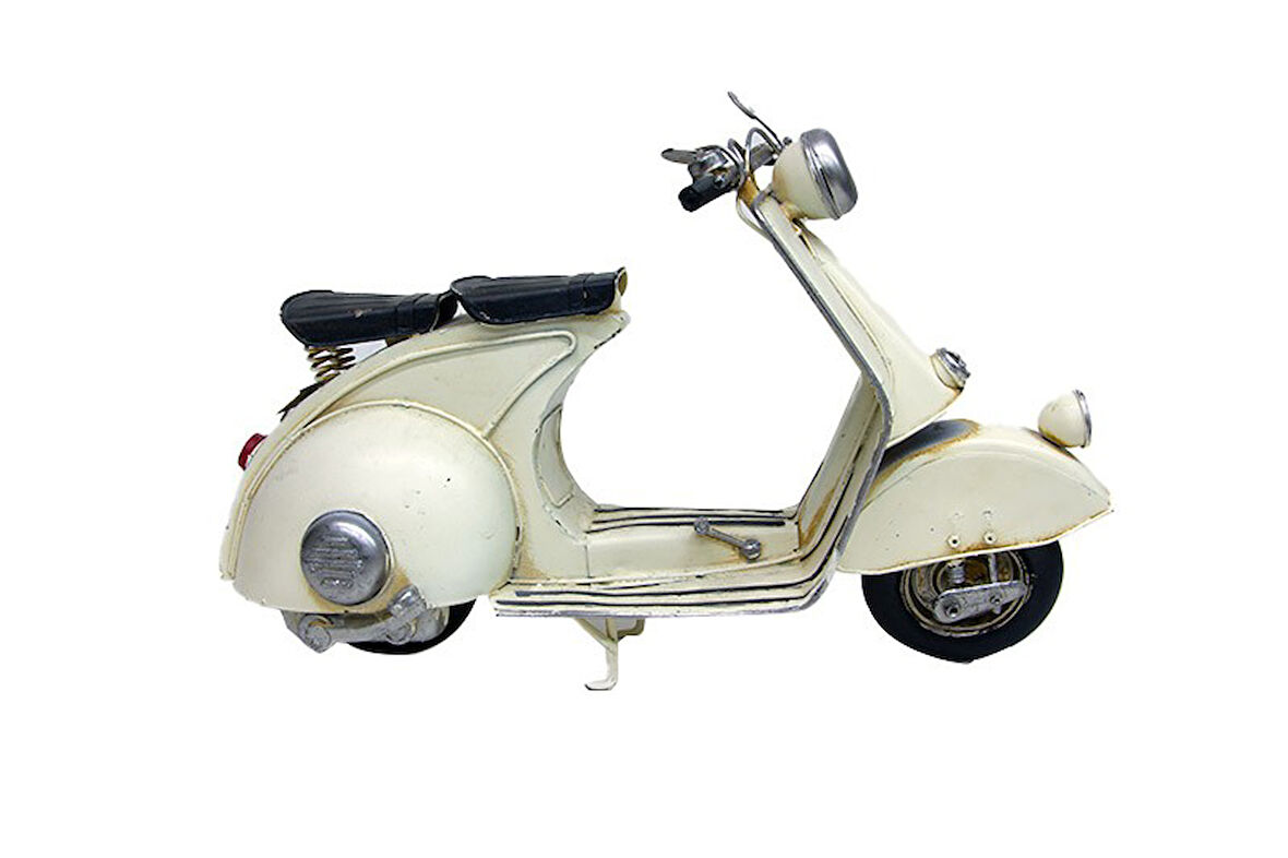 Dekoratif Metal Scooter