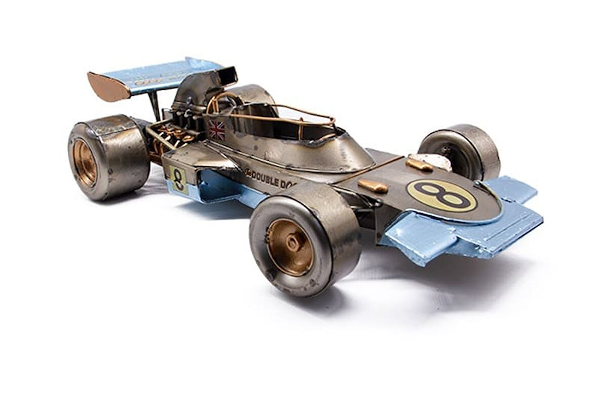 Dekoratif Metal Yarış Arabası