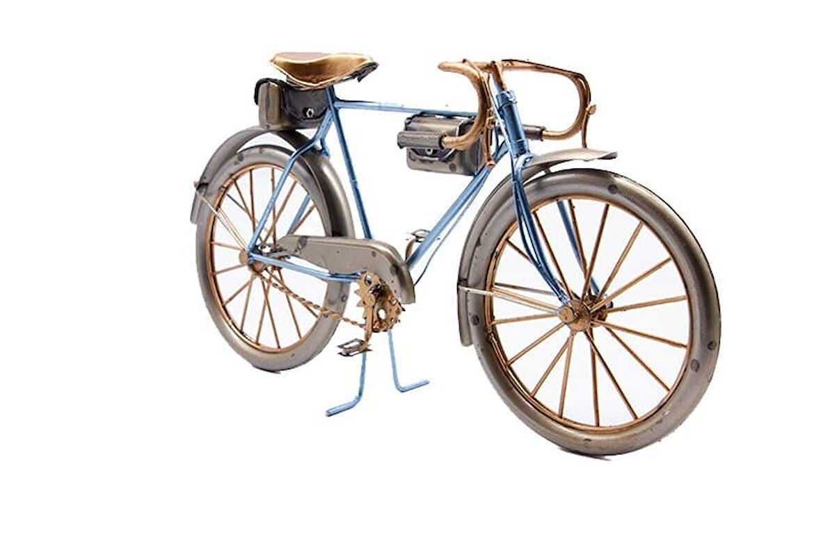 Dekoratif Metal Bisiklet Biblo