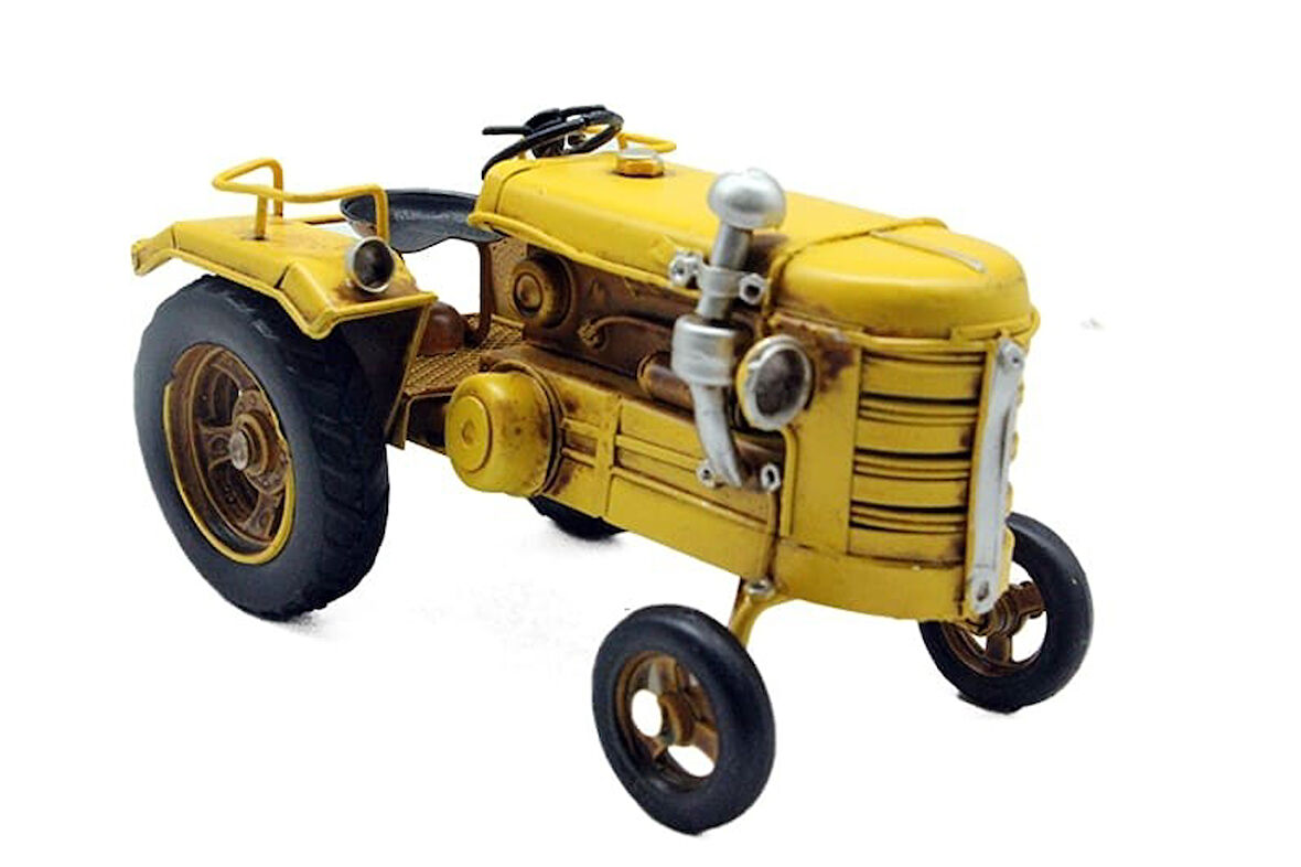 Dekoratif Metal Traktör