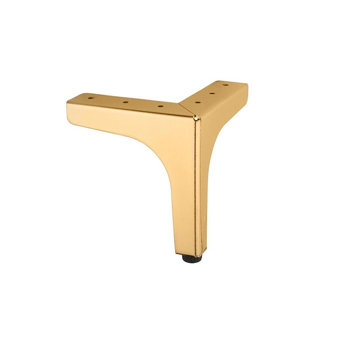 Dekor Metal Albirifin Gold Mobilya Ayağı Ayarlı Koltuk Chester Baza 12,5 Cm 1 Adet