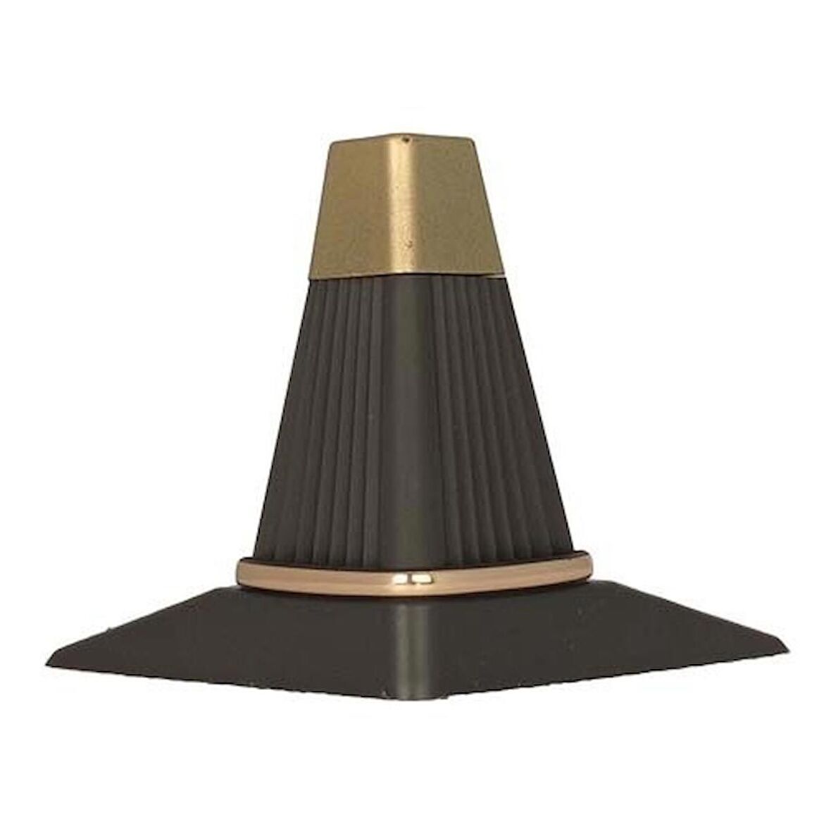 Mobilya Koltuk Ayağı Baza Çekyat Chester Oturma Grubu Ayağı Elmas Siyah Gold 15 CM (12 Adet)