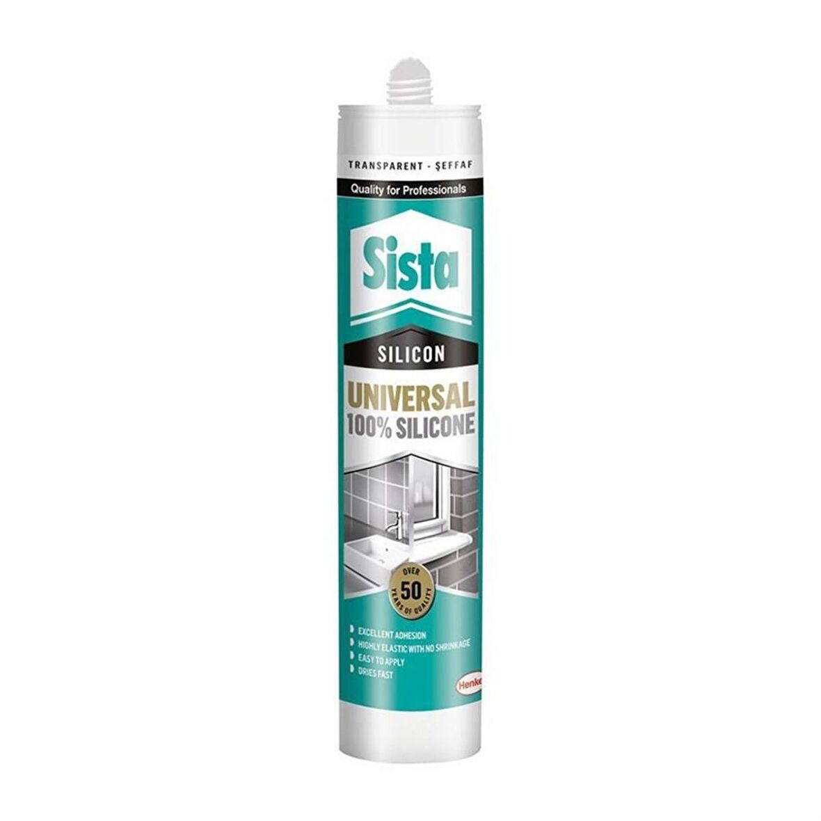 Sista Silikon 280 ml Sista Şeffaf Silikon 5 Adet