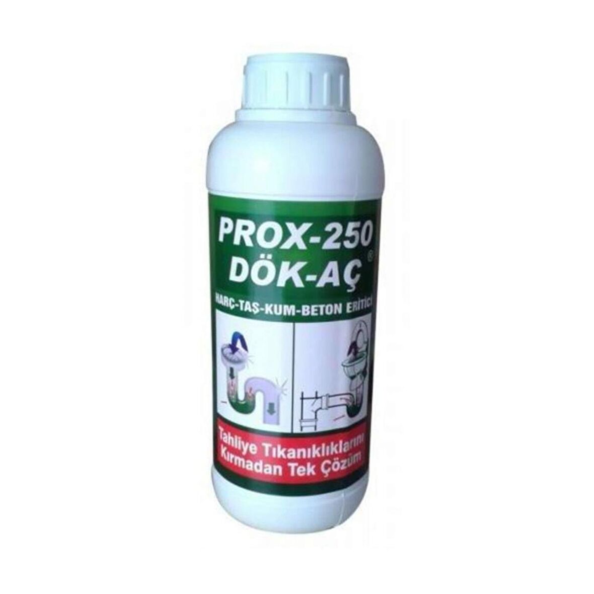 Prox-250 Harç Beton Kum Eritici Lavoba Gider Açıcı 1 Kg