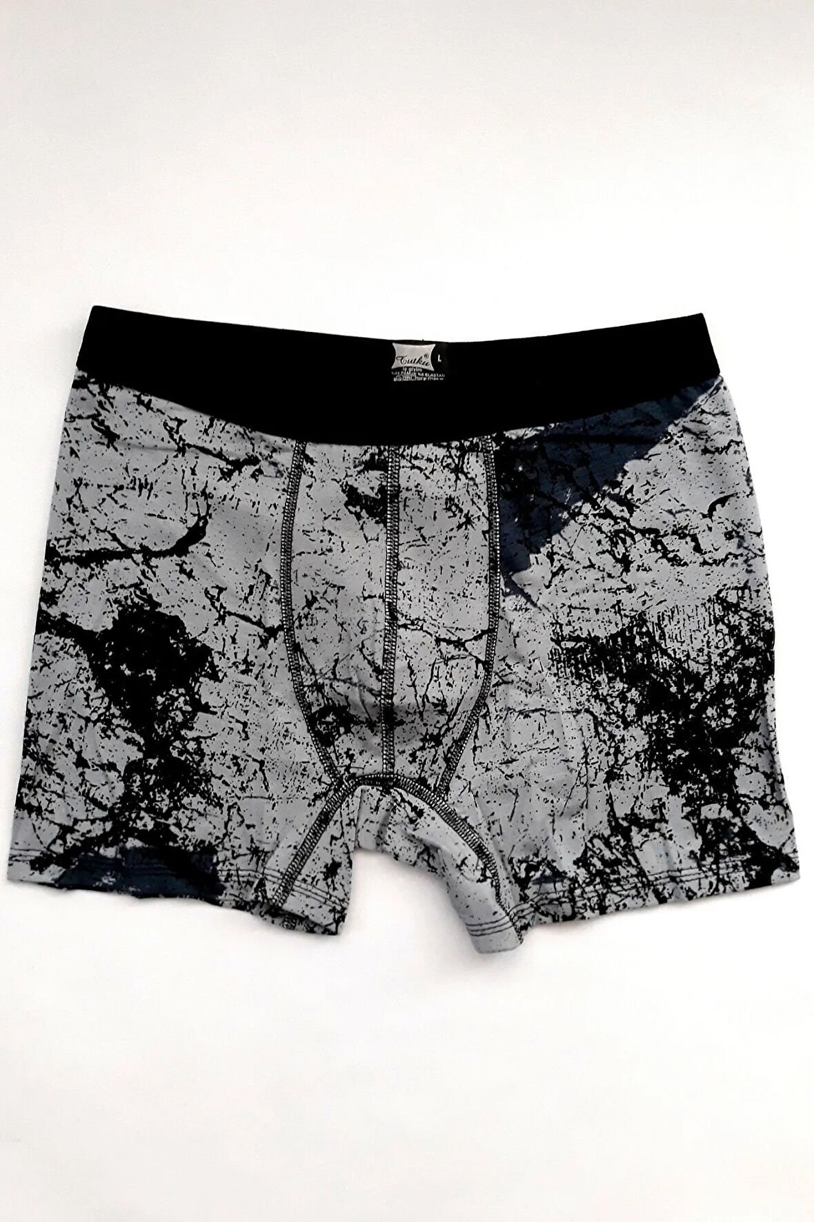 Erkek Likralı Elastan Spor Boxer Kombin Renk 9lu Paket Pamuklu Boxer Short