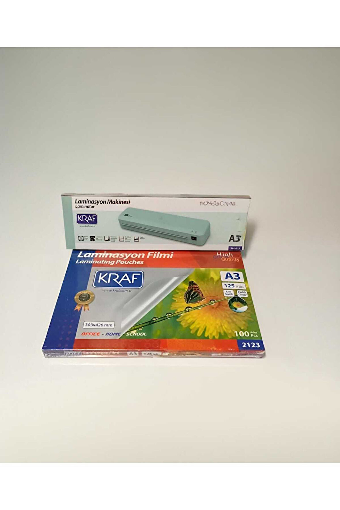 Laminasyon Makinesi A3 Lm-1015bl Mavi + A3 Laminasyon Filmi – 125 Mikron