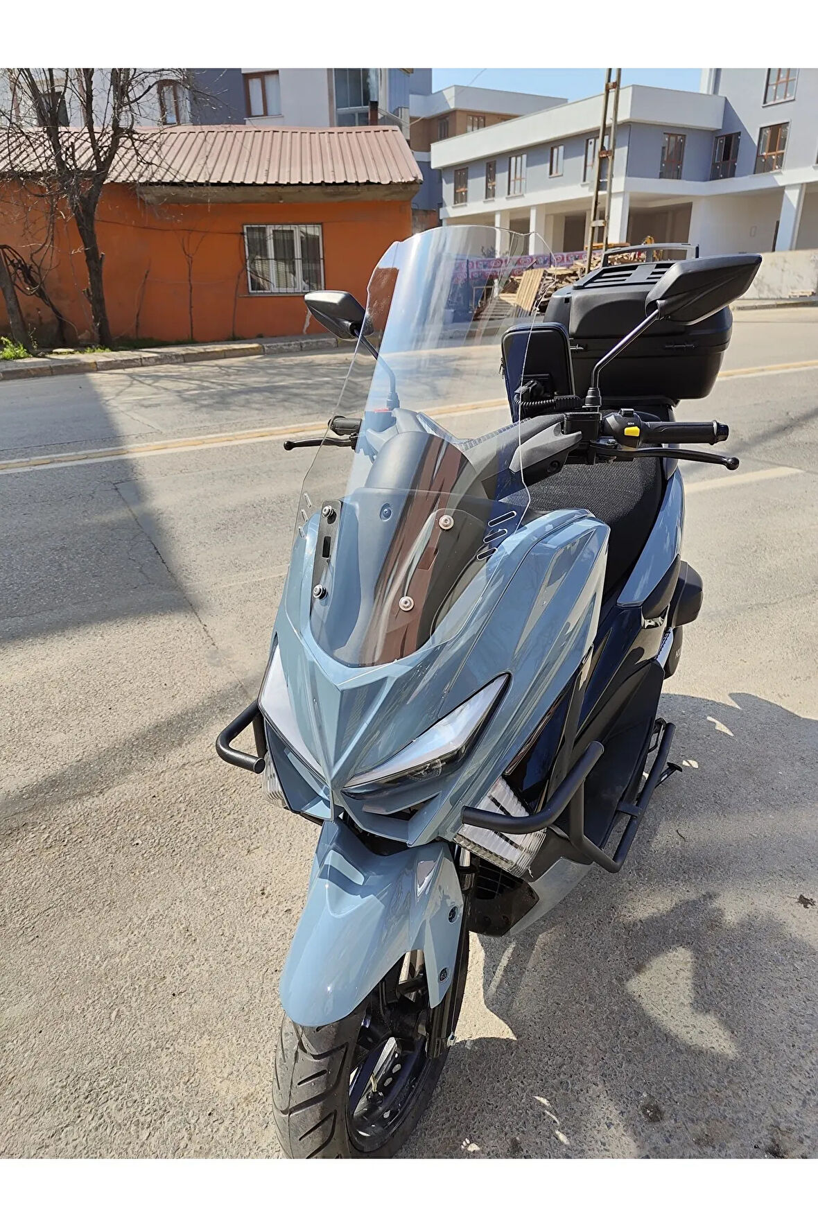Kuba Chia 125 Ön cam 2023 2024 Model Yılı 55cm Şeffaf Renk 4mm Küçük Spor Cam