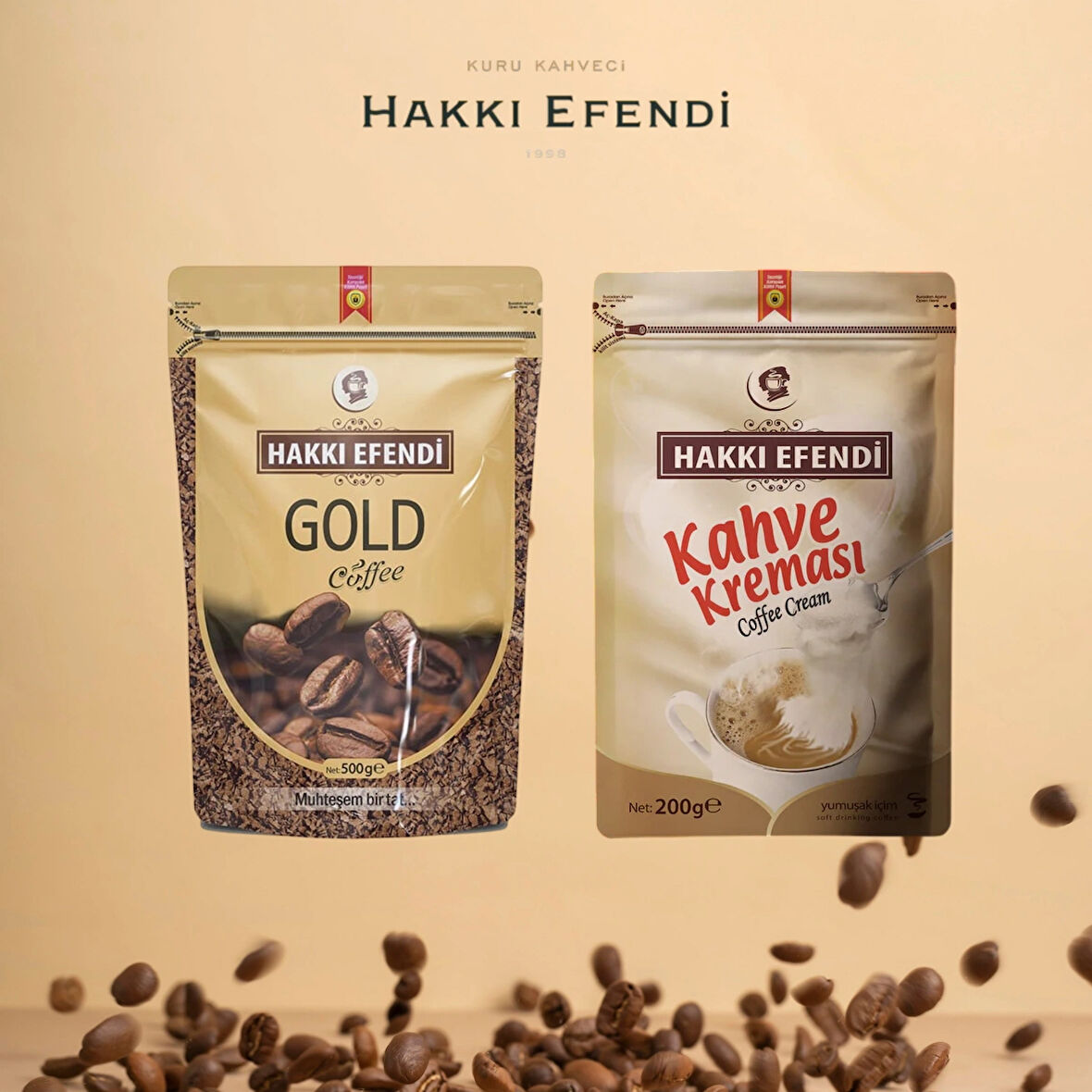 Gold Kahve 150 Gr+ Kahve Kreması 200 gr Ekonomik Kahve Seti