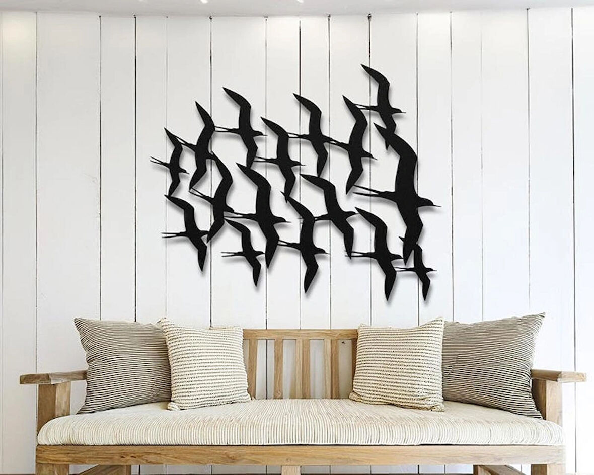 Kuş Modern Ahşap Dekoratif duvar tablo