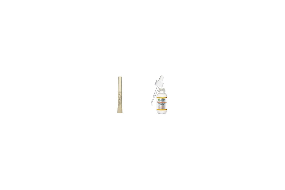 L’Oréal Paris Telescopic Maskara - Siyah + Garnier C Vitamini Parlak Süper Aydınlatıcı Serum