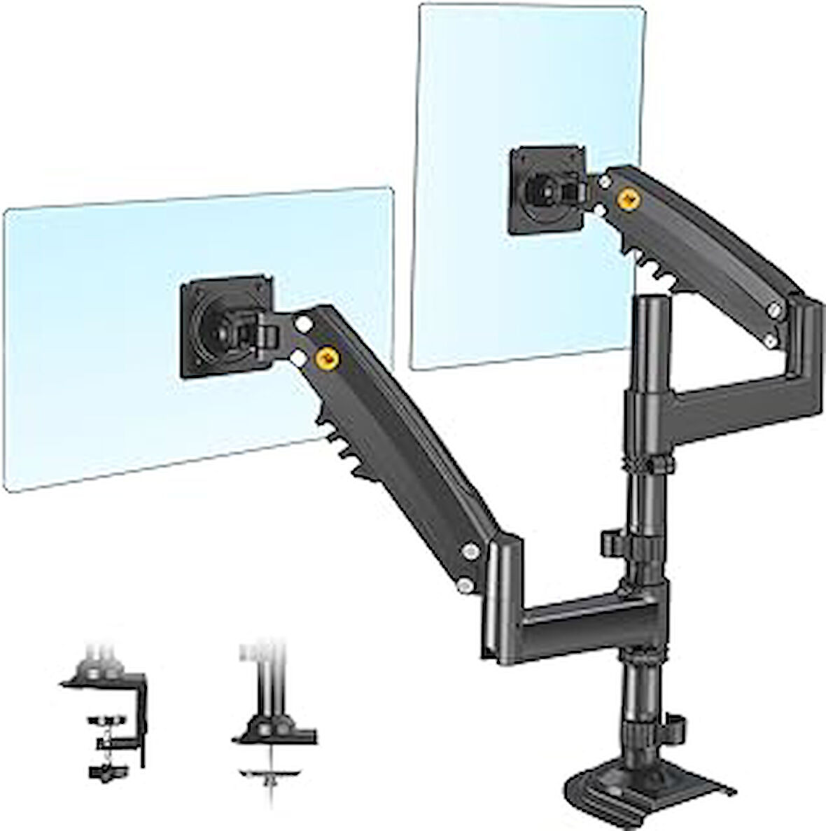Nb North Bayou Nb H180 17-27" Çift Kol 2-9 kg Amortisörlü Monitör Standı