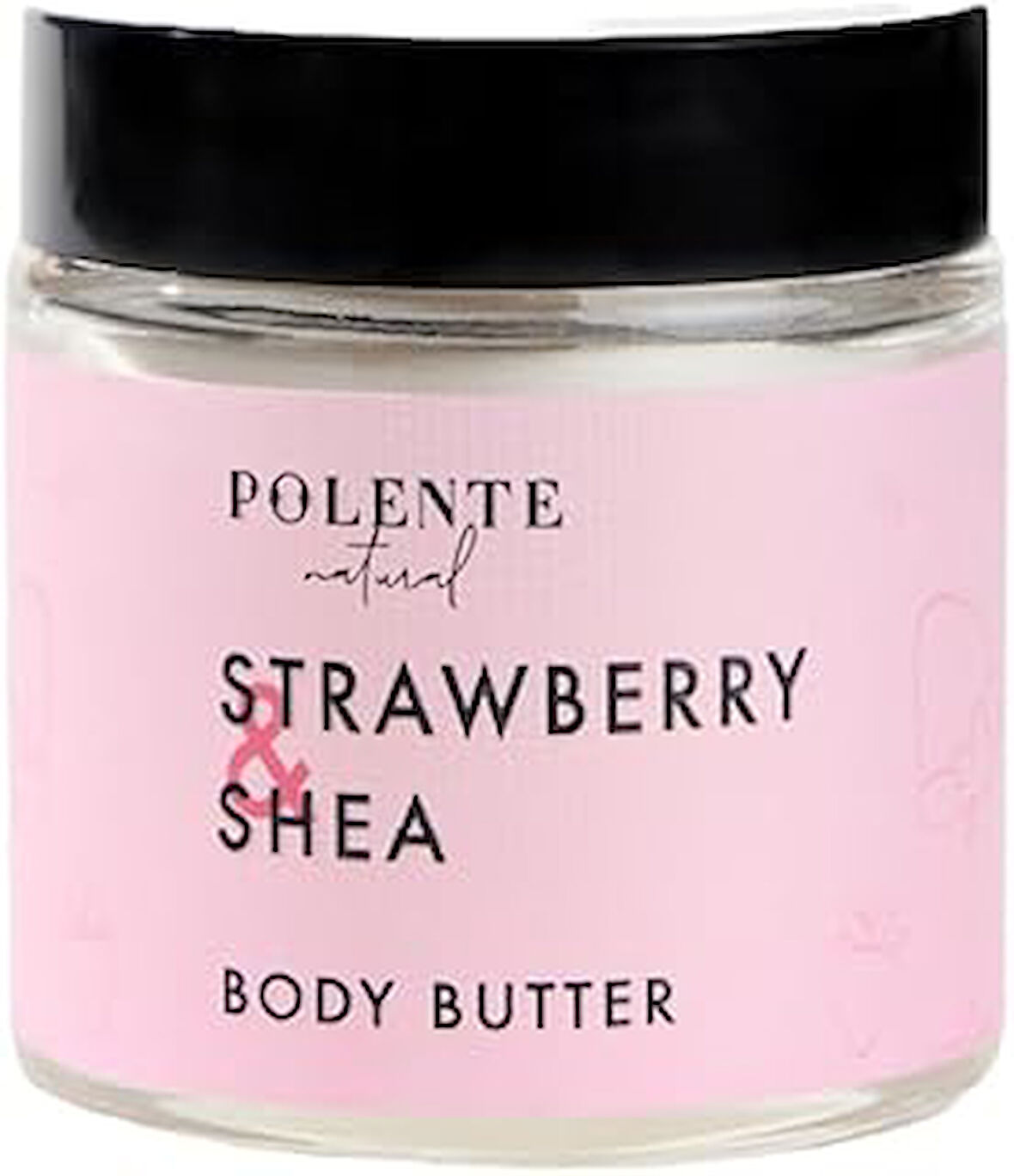 Polente Natural - Çilek & Shea Body Butter/Yoğun Vücut Nemlendiricisi