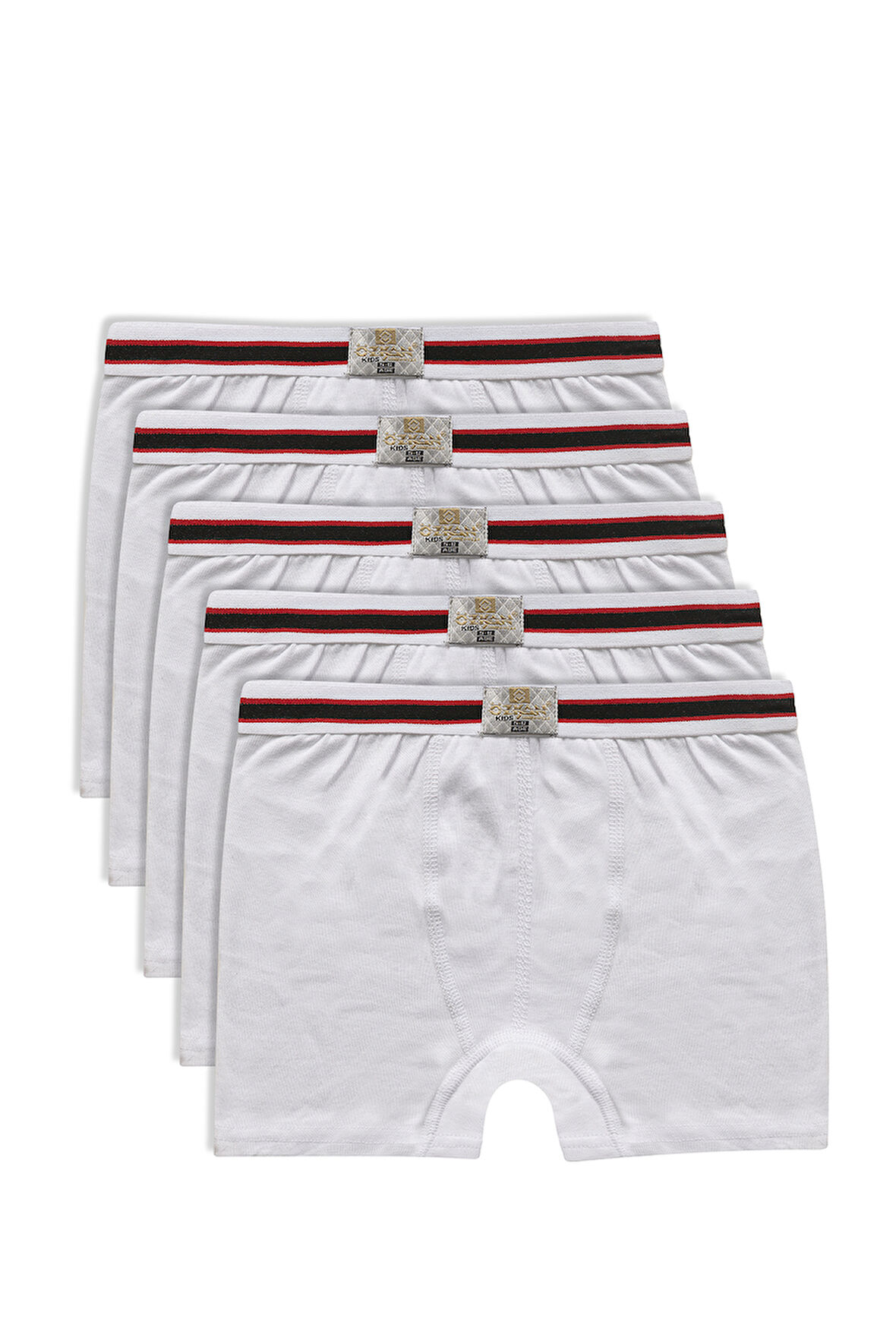 Özkan 0711 5'li Paket Erkek Çocuk %100 Pamuklu Boxer Şort