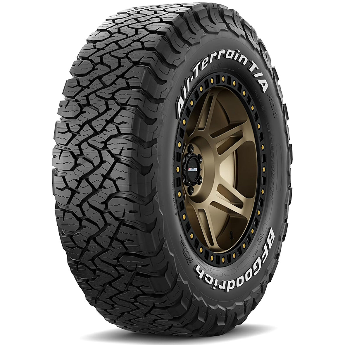 BF Goodrich LT265/75R16 119/116S RWL Beyaz Yazılı All Terrain T/A KO3 (4 Mevsim) (2024)