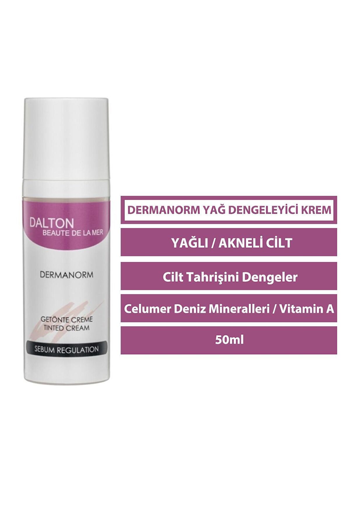 Yağlı Ciltler İçin Arındırıcı Gece-Gündüz Krem 50 ml