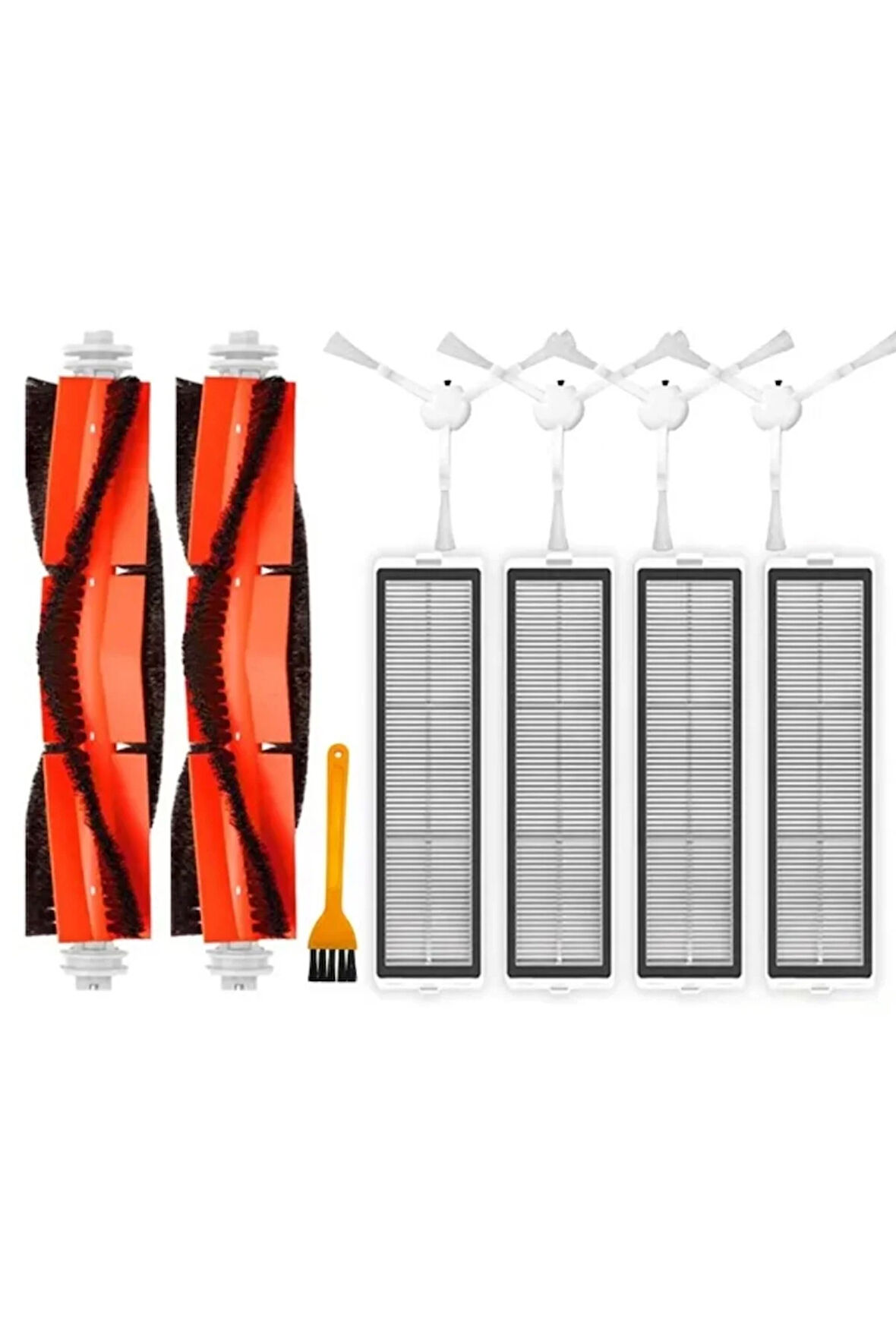 Dreame D9 L10 Pro uyumlu yedek fırça filtre seti