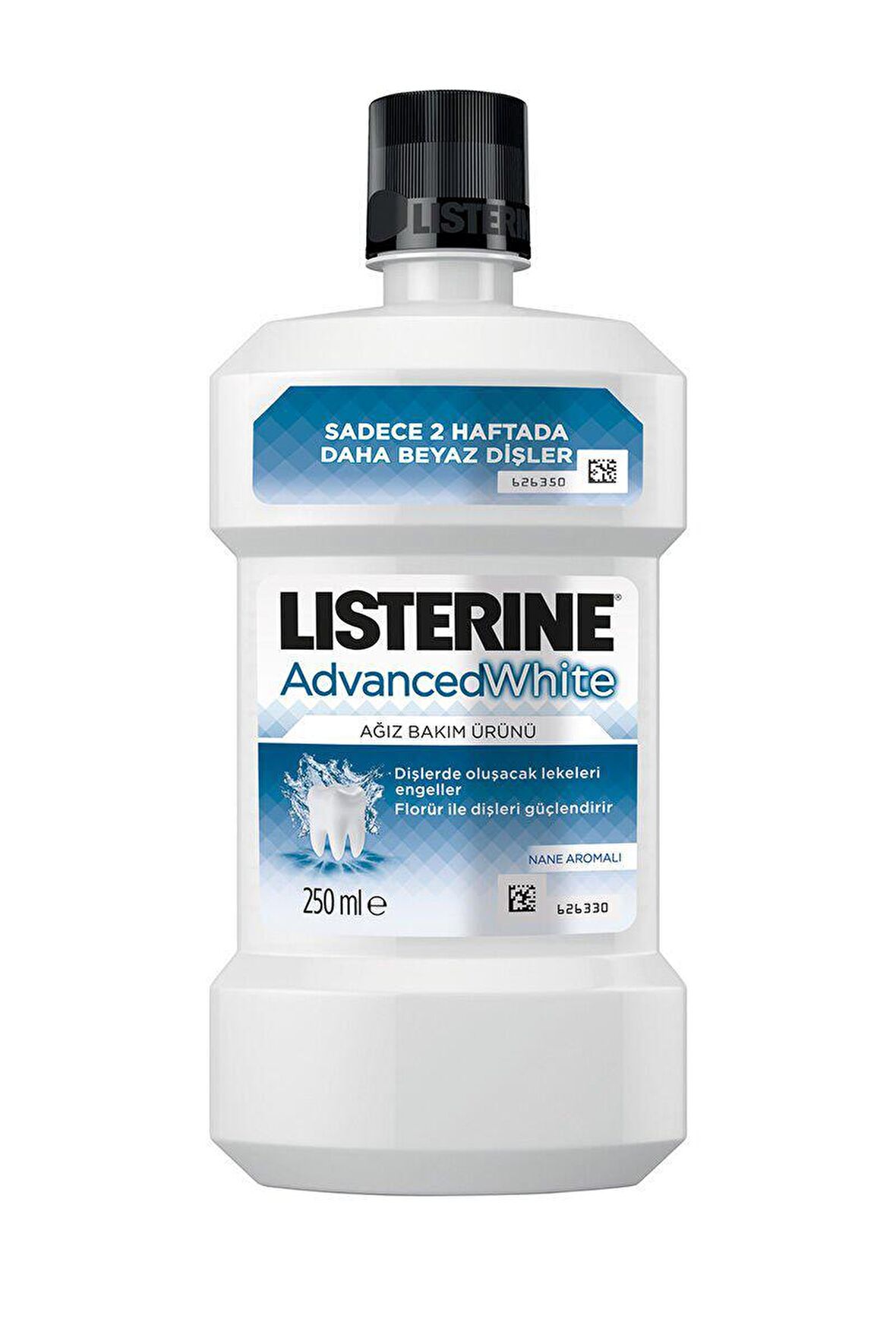 Listerine Advanced White Ferah Nane Ağız Bakım Ürünü 250 ml