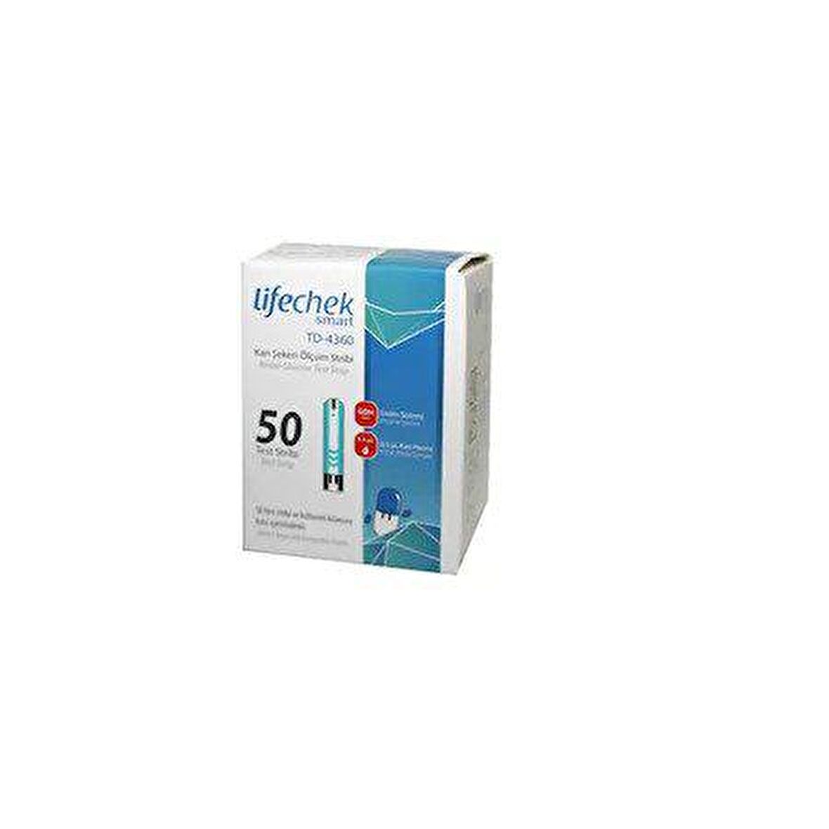 Lifechek Smart Kan Şekeri Ölçüm Stribi - 50 strip