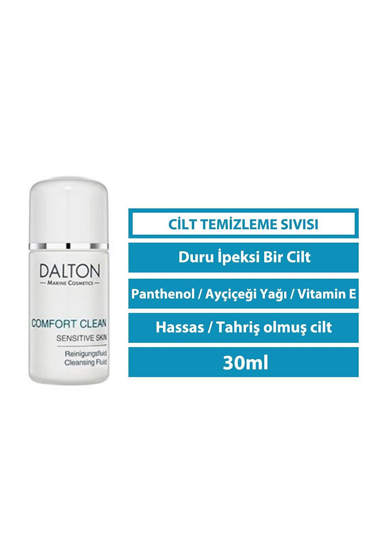 Hassas Cilt için Temizleyici E Vitaminli Yüz Temizleme Suyu 30 ml