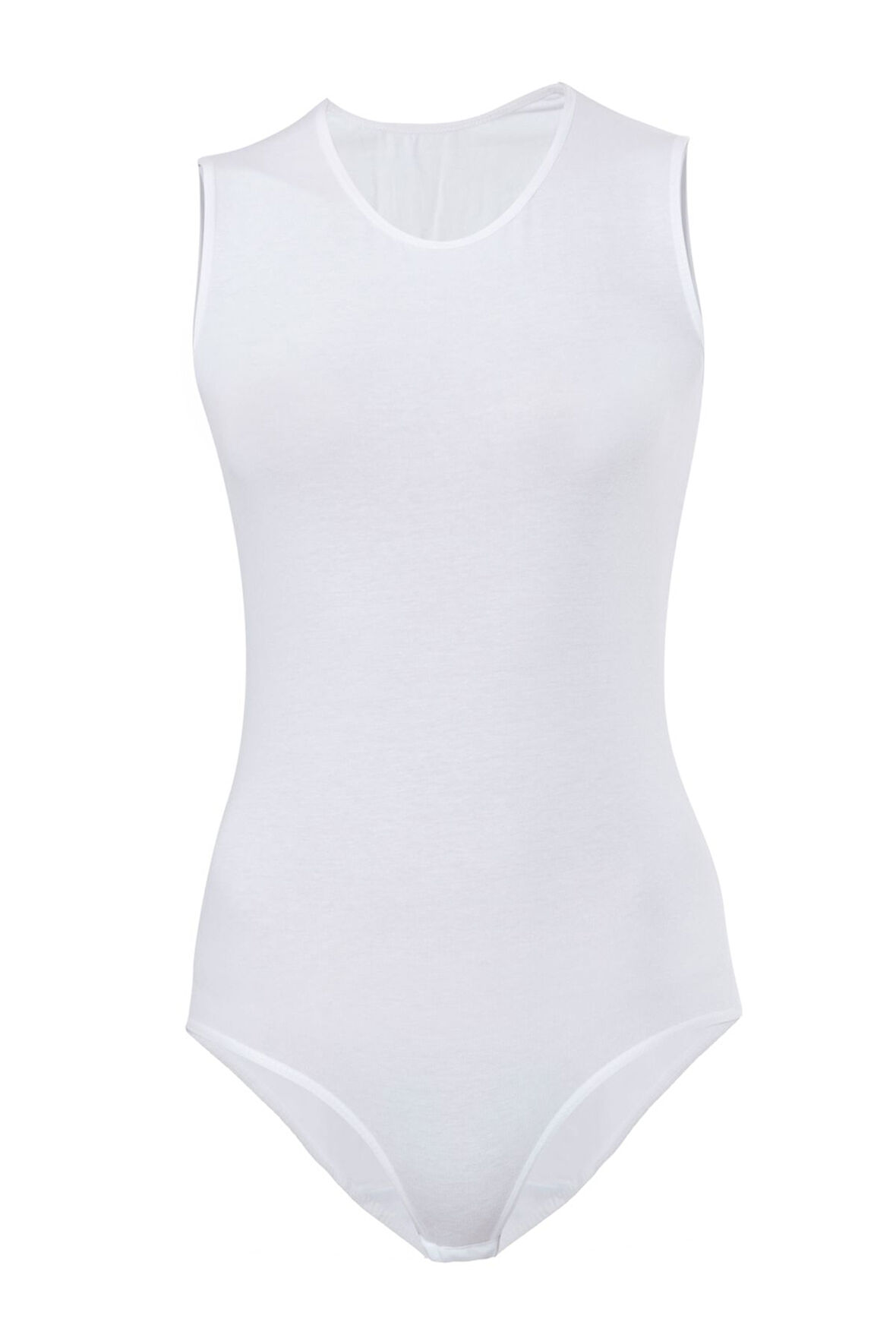 Likralı Bayan 0 Yaka 0 Kol Body 4759