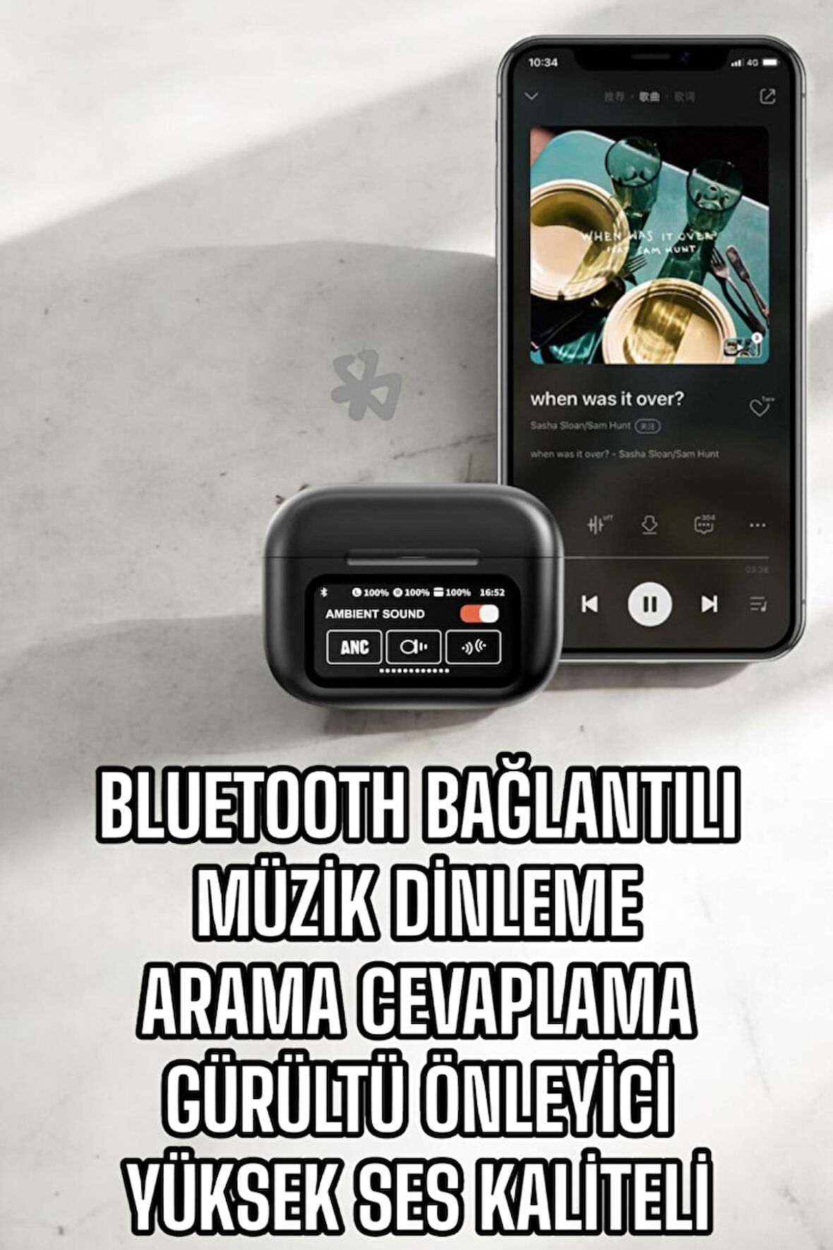 L58 Bluetooth'lu Kulaklık Aktif Gürültü Engelleyici