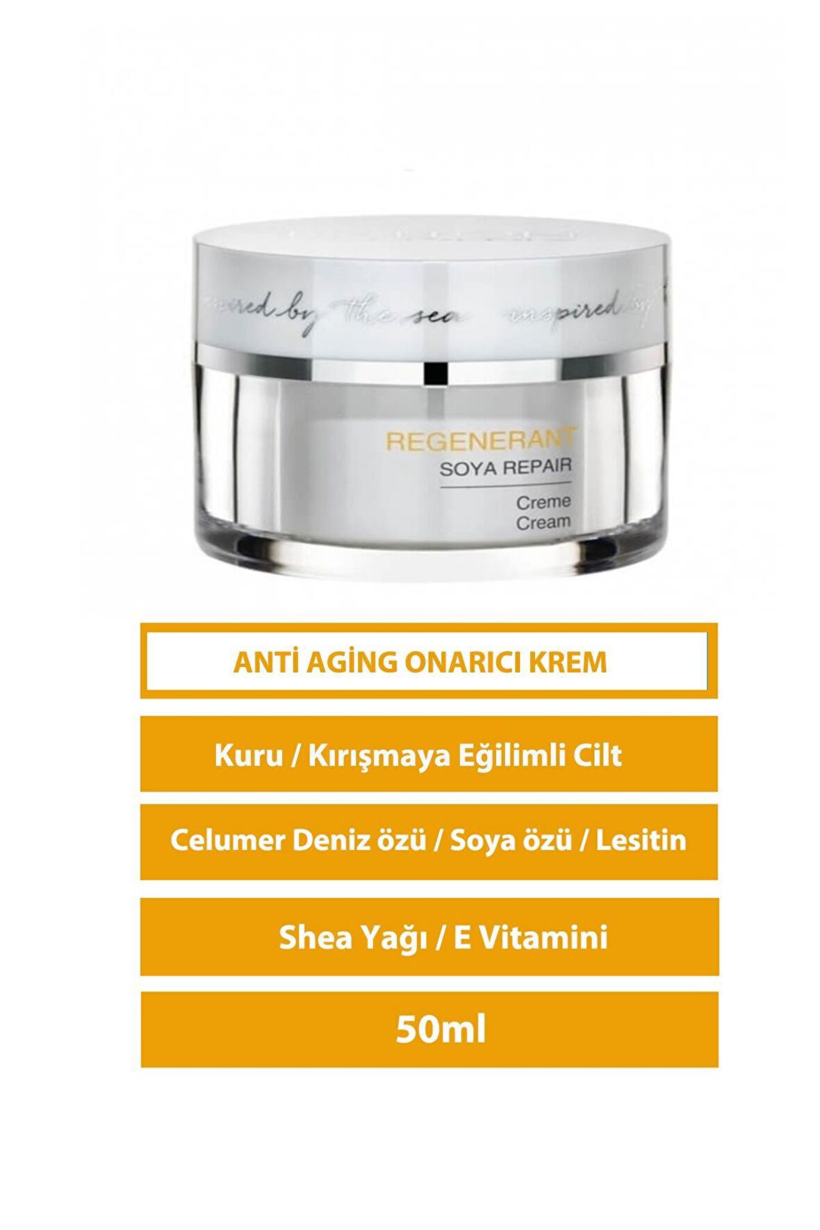 Regenerant Yaşlanma Karşıtı E Vitaminli 30 Yaş + Gece-Gündüz Yüz ve Boyun Kremi 50 ml