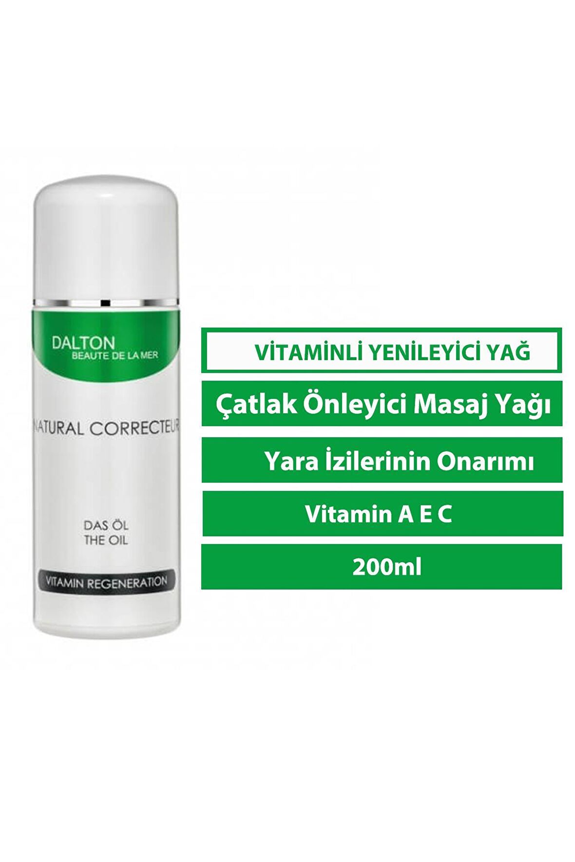 NATURAL CORRECTEUR Vitaminli Yenileyici Yağ