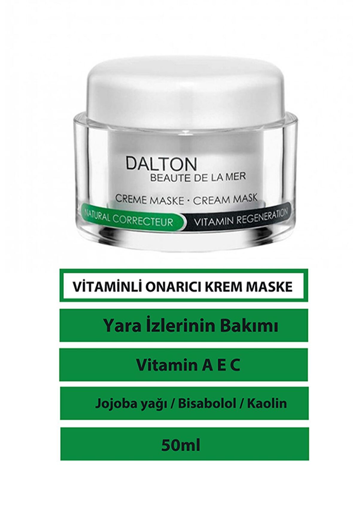 NATURAL CORRECTEUR Vitaminli Onarıcı Krem Maske