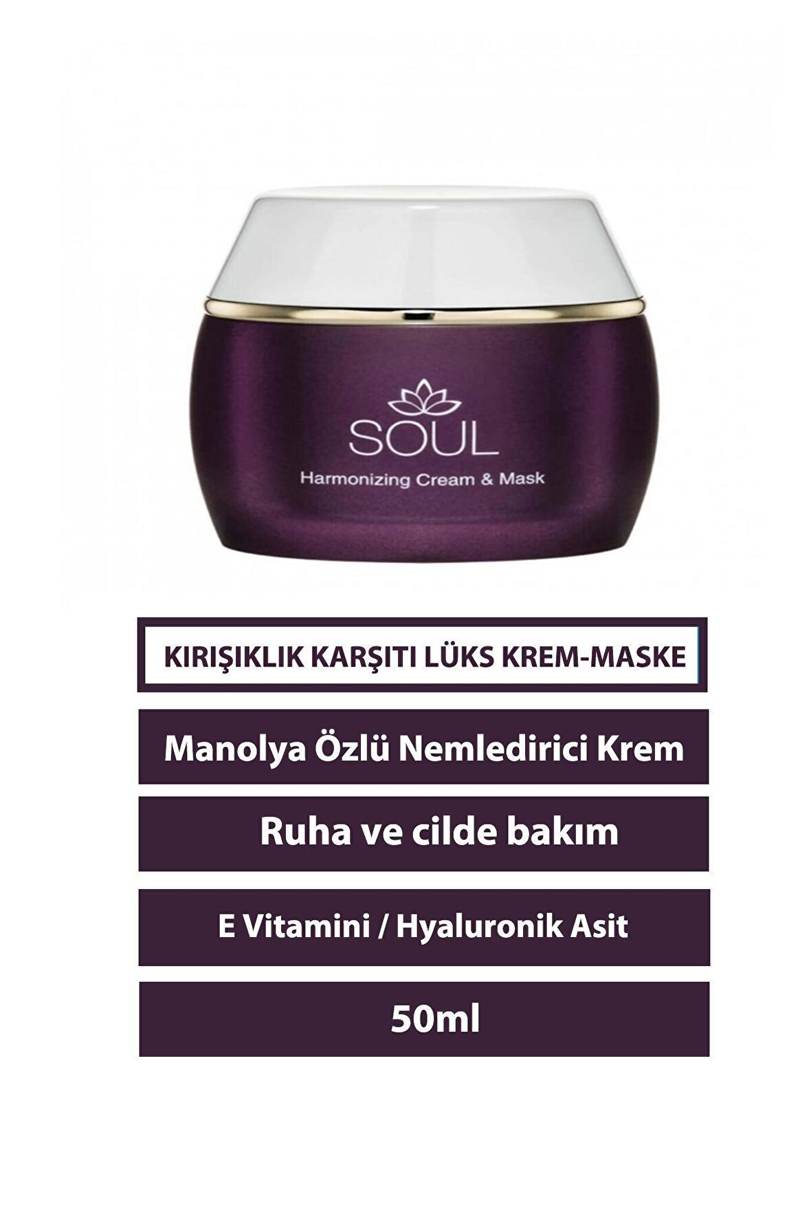 Soul Kırışıklık Karşıtı Celumer-Deniz Özlü 30 Yaş + Gece-Gündüz Yüz ve Boyun Maske 50 ml