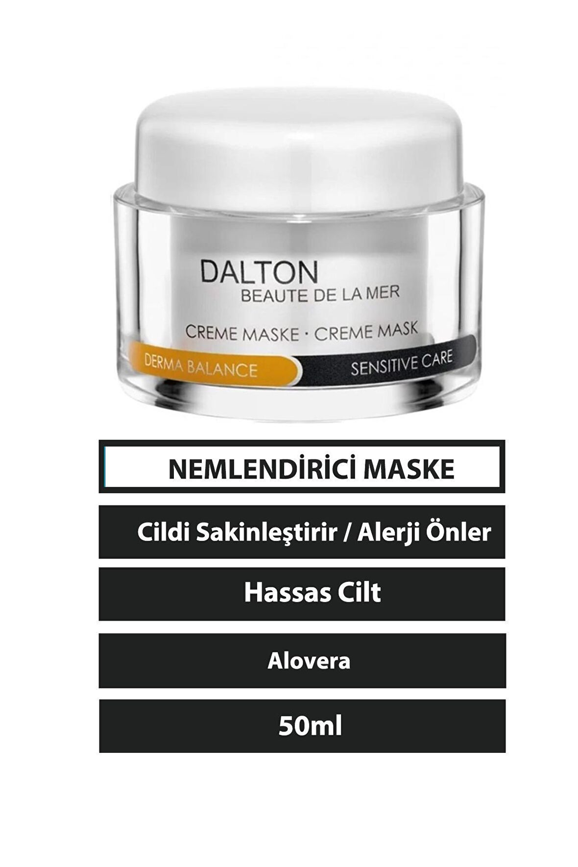 DERMA BALANCE Hassas Cilt Krem Maske