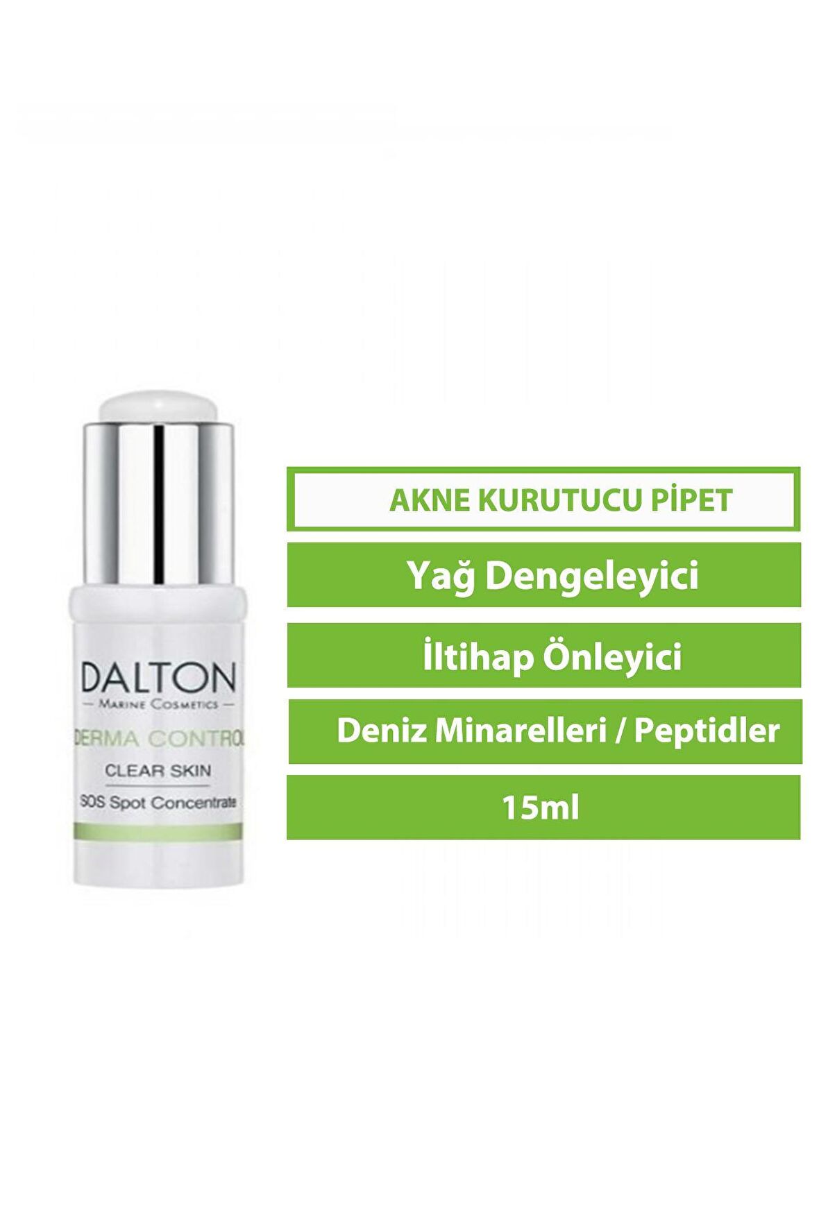 Yağlı Ciltler İçin Akne Karşıtı Gece-Gündüz Akne Jel 15 ml