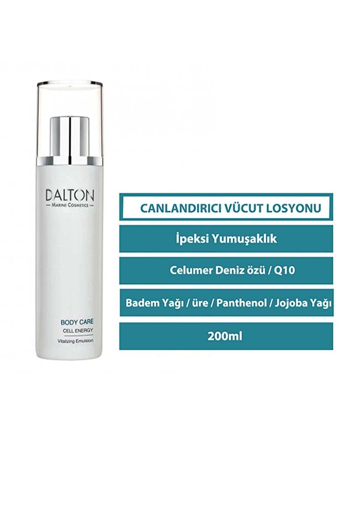 Canlandırıcı B5 Provitaminli Tüm Cilt Tipleri için Vücut Kremi 200 ml