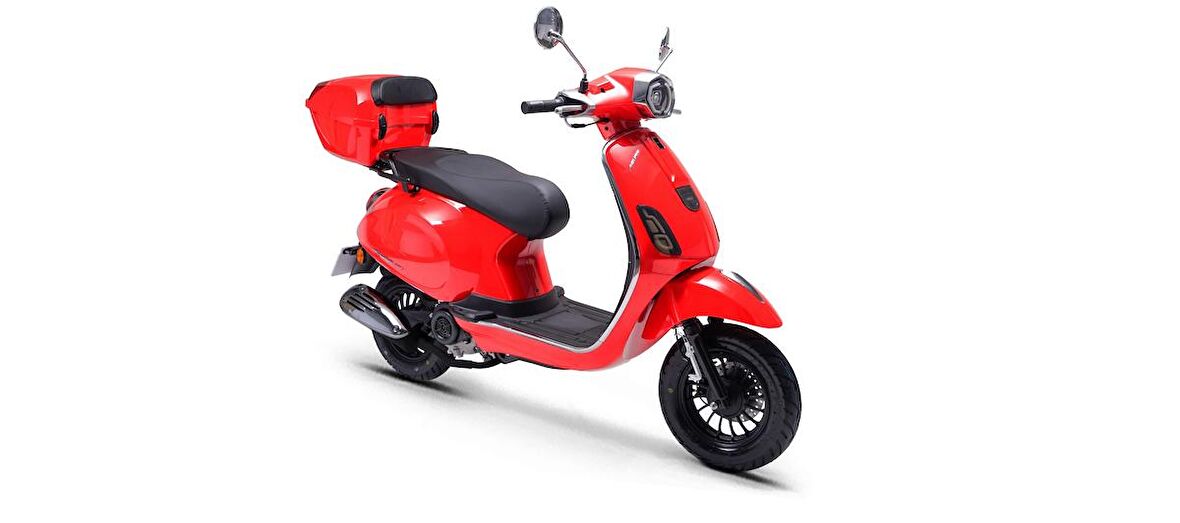 Rks Azure 50 Pro Motosiklet Kırmızı