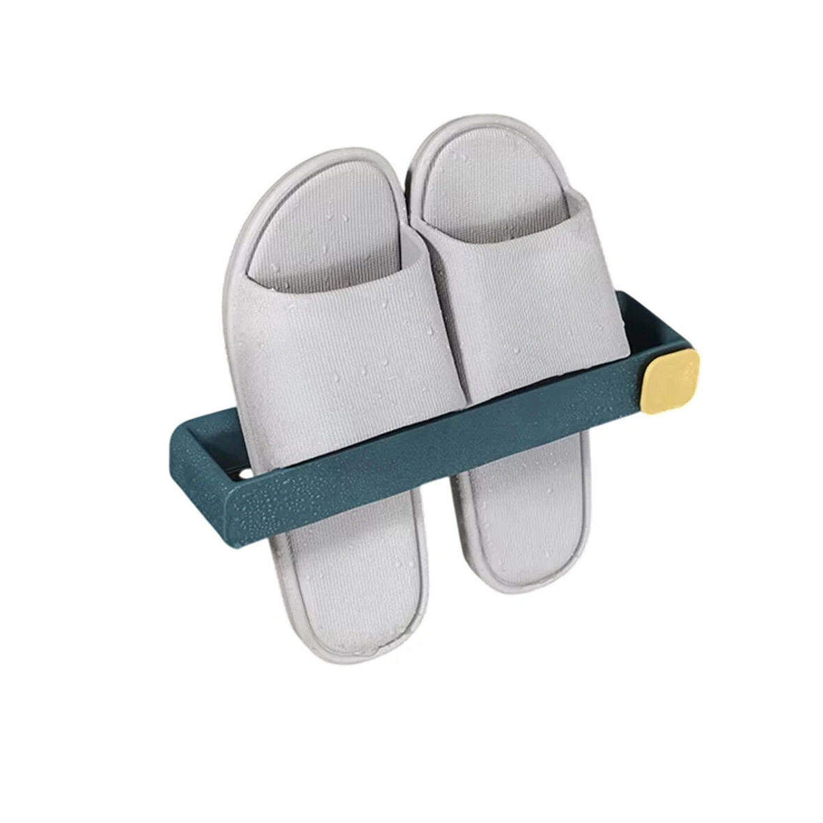 Microcase Yapışkanlı Terlik Askılığı Çok Fonksiyonlu Portatif Terlik Havlu Rafı - LACİVERT AL4932 1 Adet