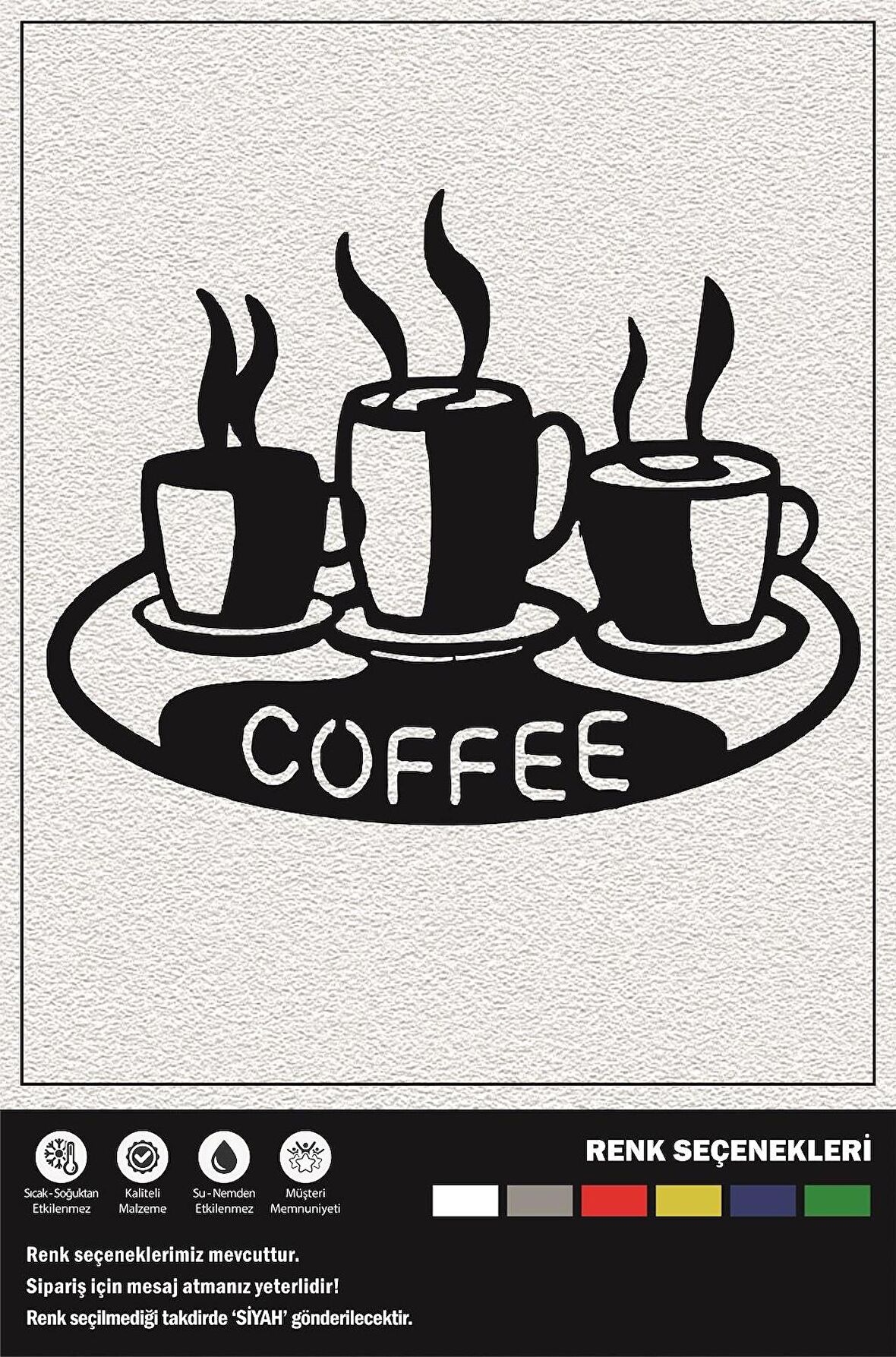 COFFE  DEKORATİF DUVAR SÜSÜ 30 CM 23 CM