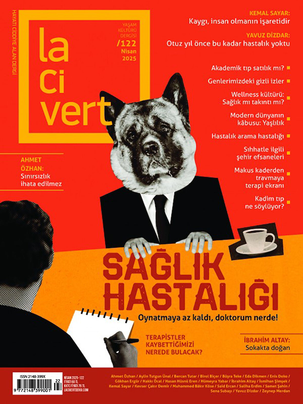 Lacivert Dergi 122.Sayı Nisan 2025