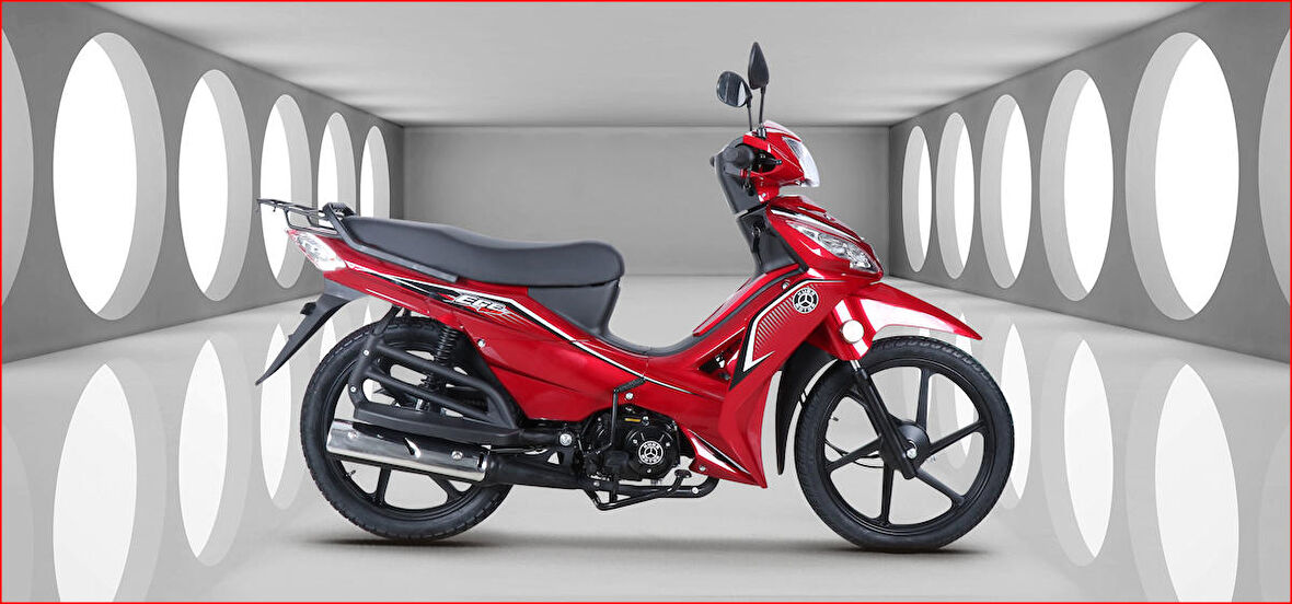 Kuba Ege 50 Cc Motorsiklet Kırmızı