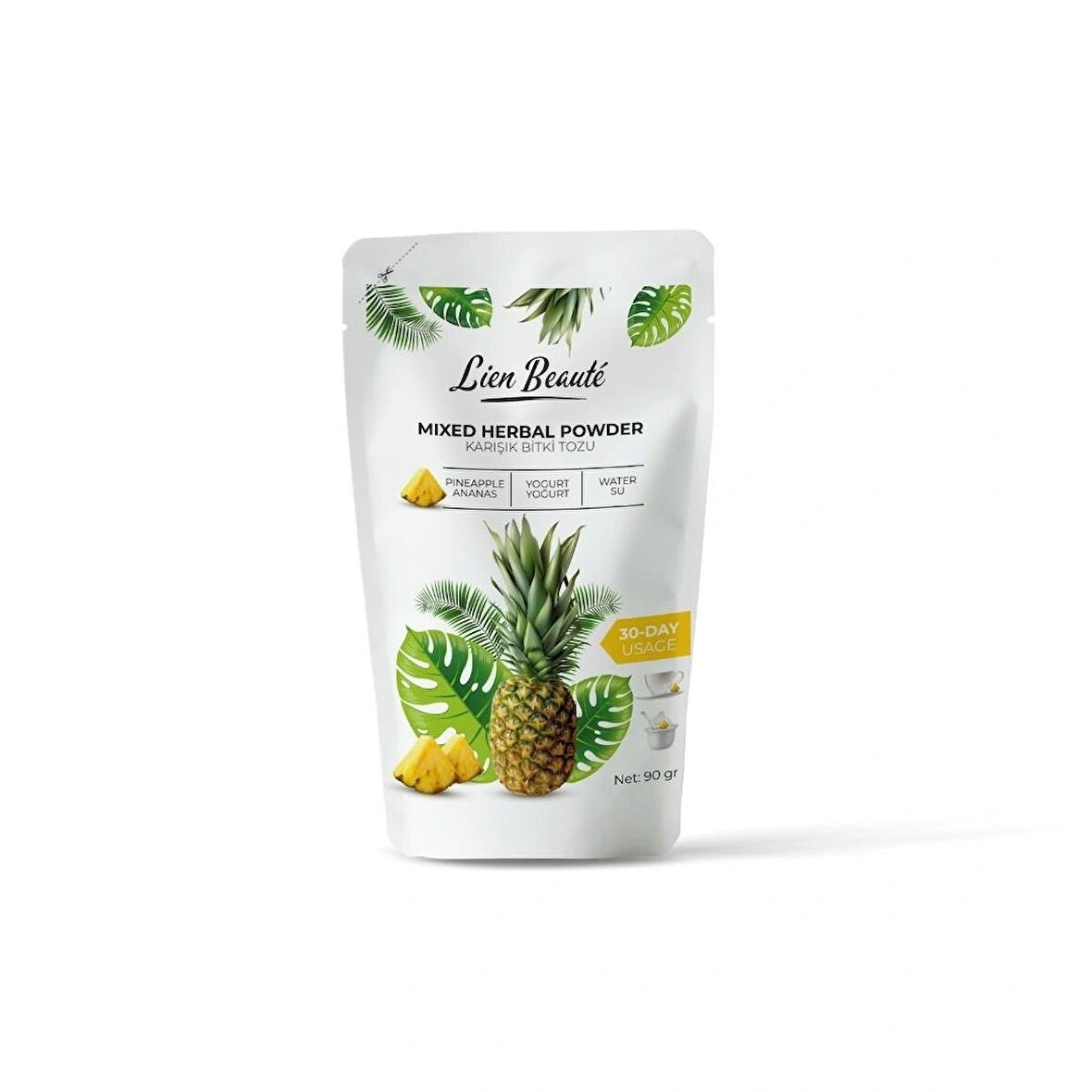 Bromelain Ananas Içeren Form Çayı Tozu 1 Aylık Kullanım