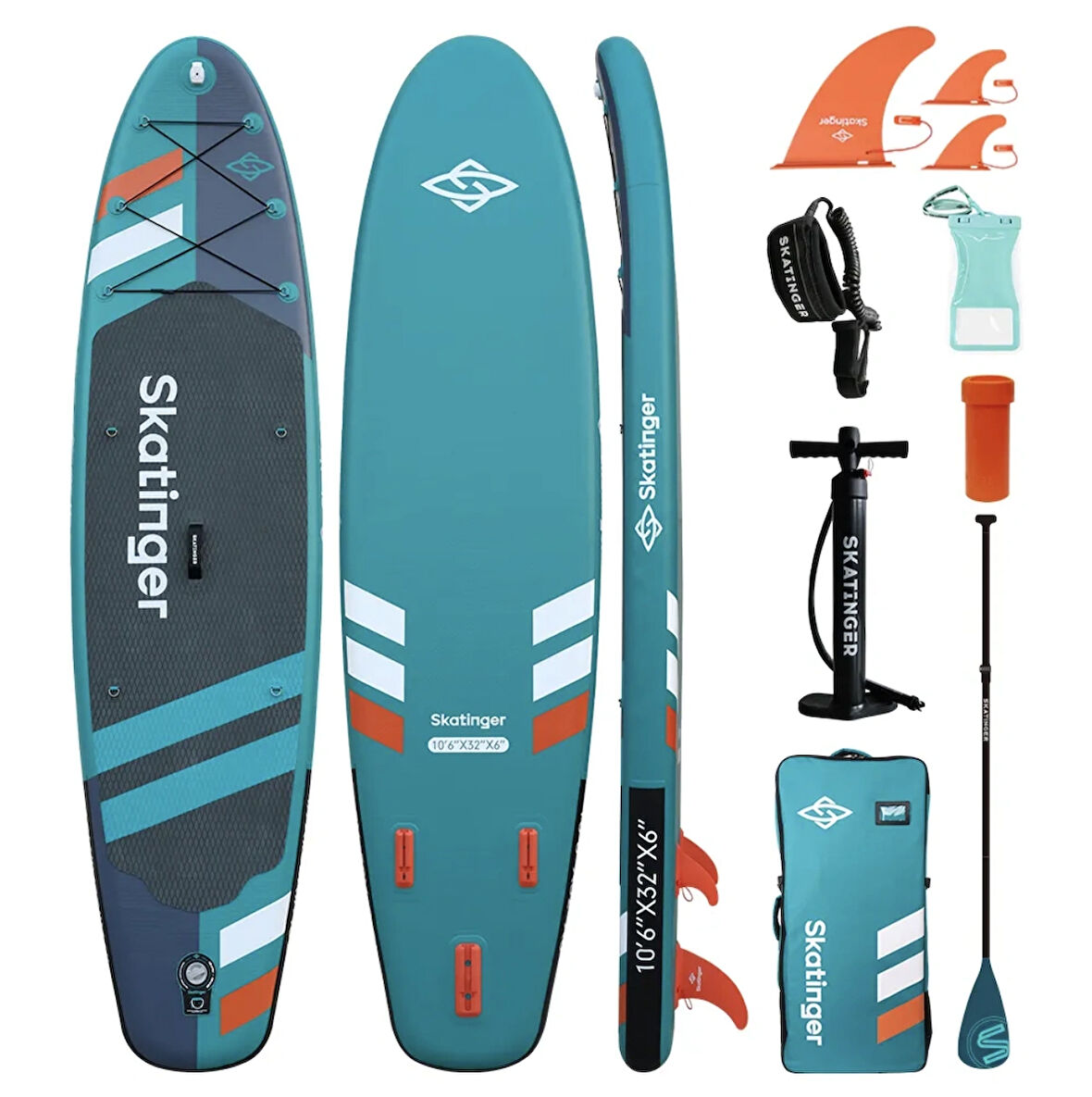 Age Sup Paddle Board 320x82x15 cm Şişme Sörf Tahtası - Full set iSUP