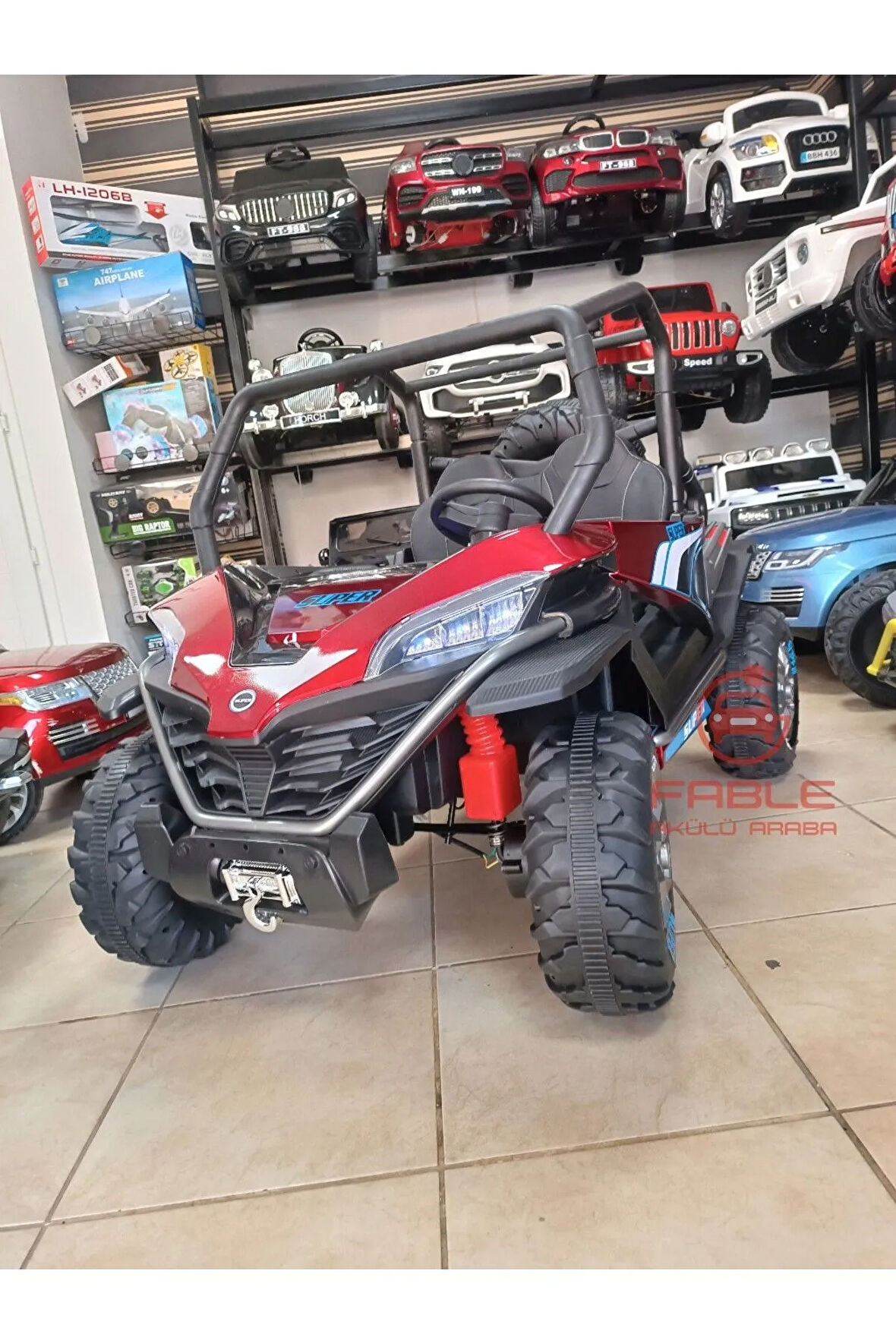 Xxxxl Dev Z10 Utv! 12 Volt, 4x4 Güçlü Motorlar, Çift Kişilik, Kumandalı, Cep Kontrollu Akülü Araba!