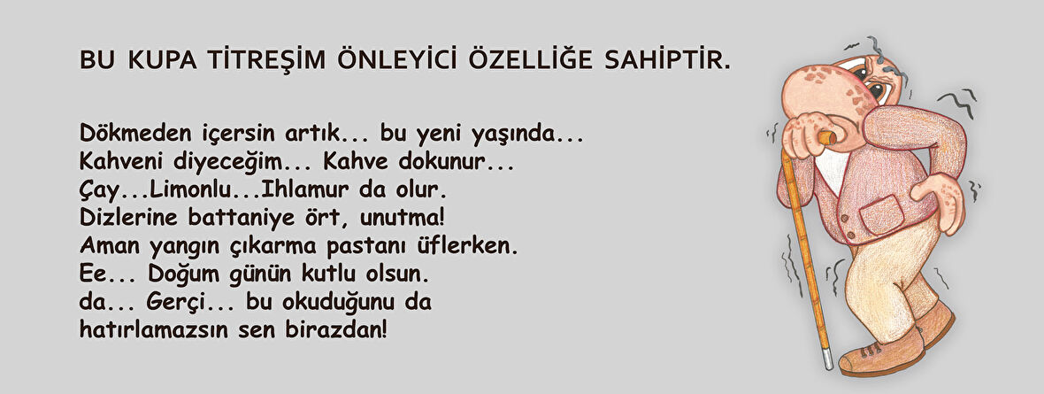 Bu kupa titreşim önleyici özelliğe sahip Hediye Kupa Love Bug-T