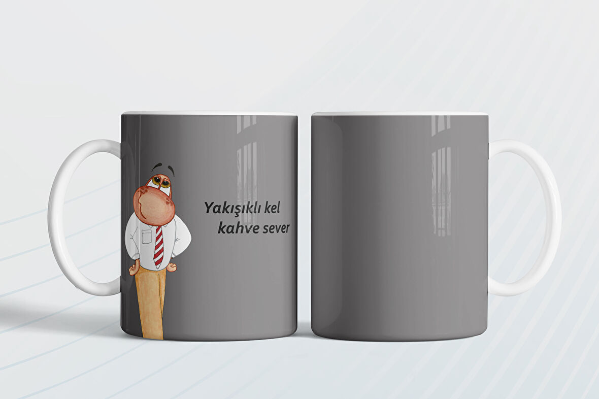 Yakılıklı kahve sever Hediye Kupa Love Bug-T