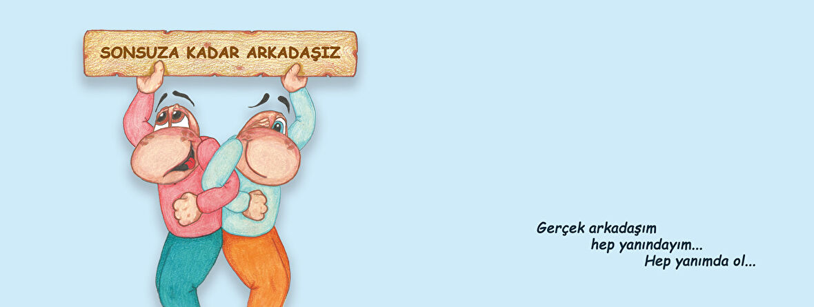 Sonsuza kadar arkadaşız Gerçek arkadaşım Hediye Kupa Love Bug-T