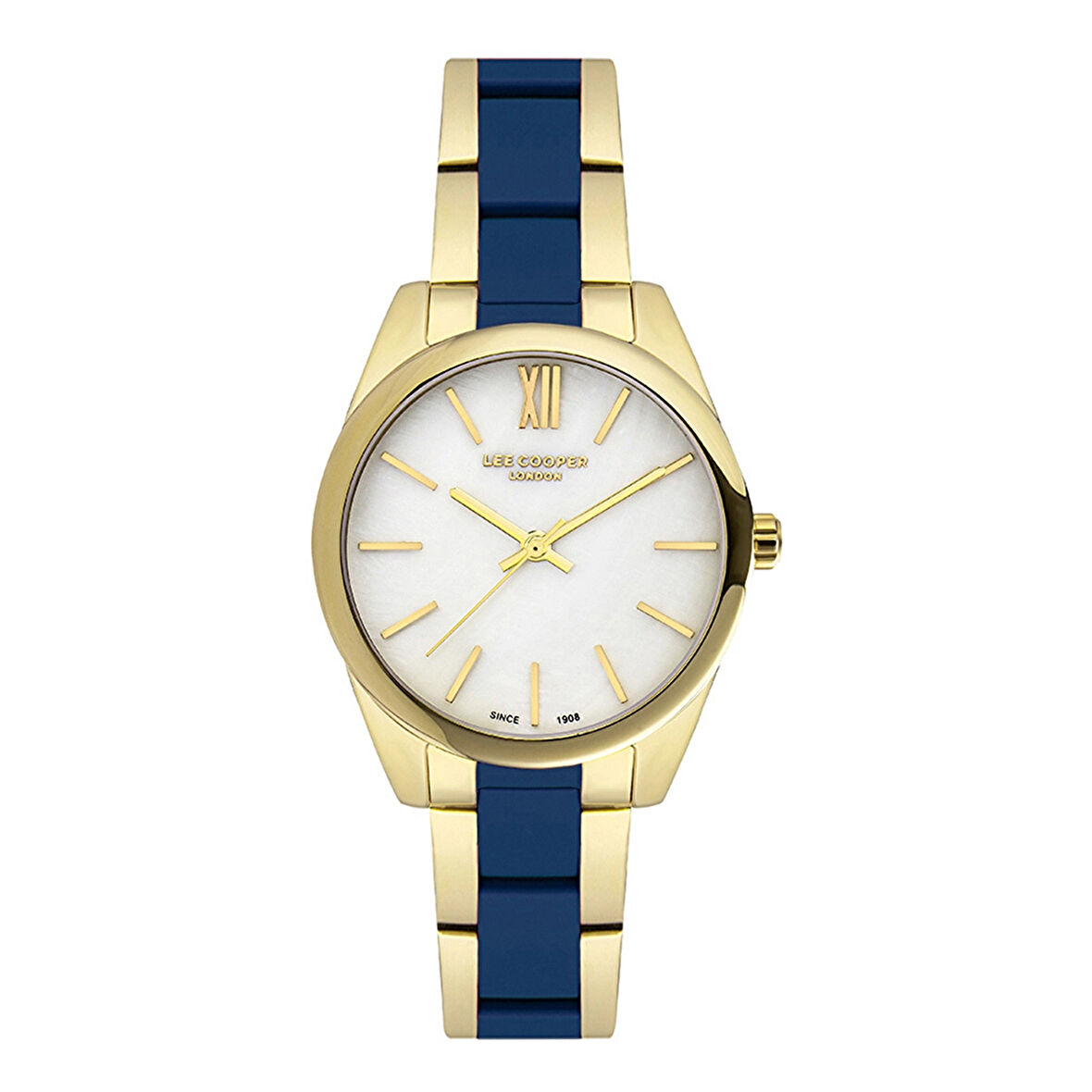 Lee Cooper LC07139.120 Kadın Kol Saati | Gold-Lacivert Zarafeti