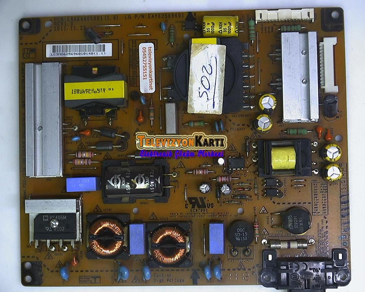 EAX64405901 (1.6) , EAY62569601, LGP3237H-12P, PSLC-L111A, 3PAGC10079A-R, LG 37LS5600-ZC, LG 37LS5600 POWER BOARD