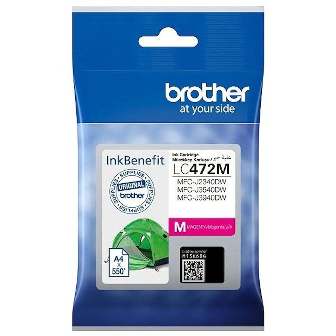 Brother LC472M Orijinal Kırmızı Kartuş