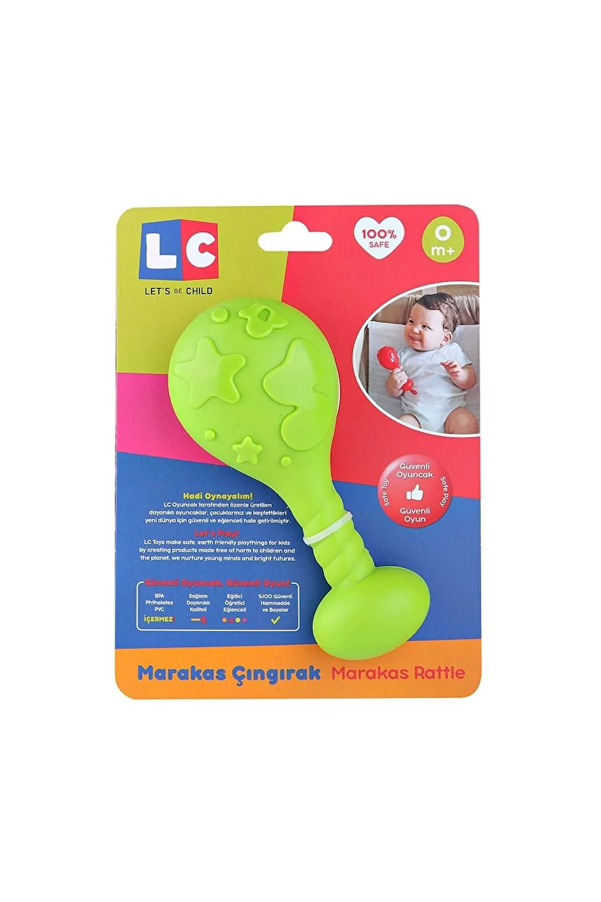 Lc Oyuncak 30614 Eğlenceli Oyuncak Marakas Çıngırak - Yeşil